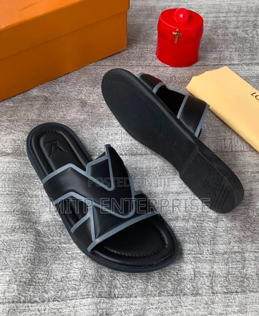 Louis Vuitton Designer Inspired Slipper/Slide