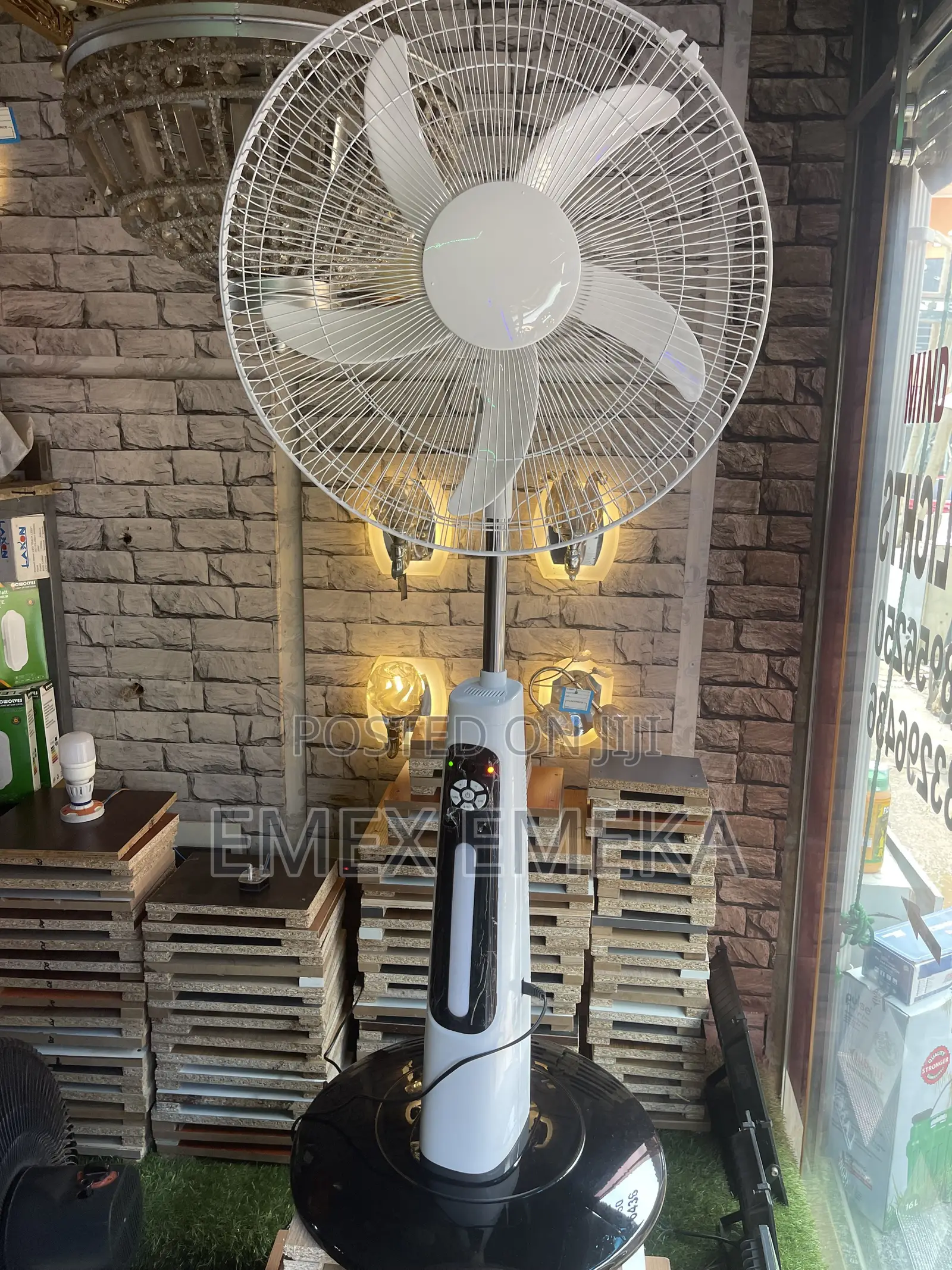 Rechargeable Solar Fan