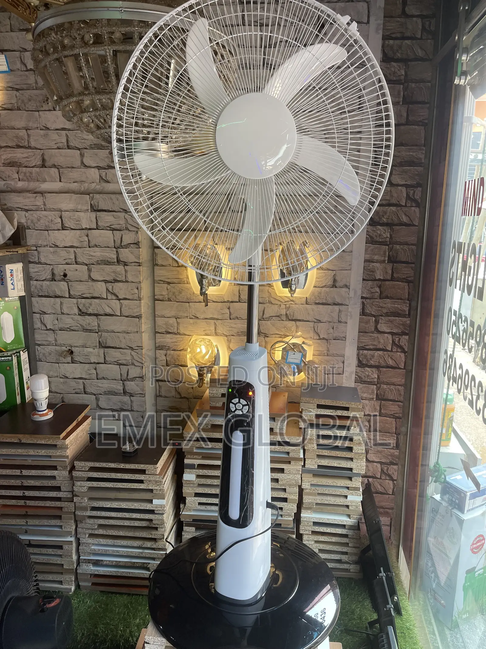 Rechargeable Solar Fan