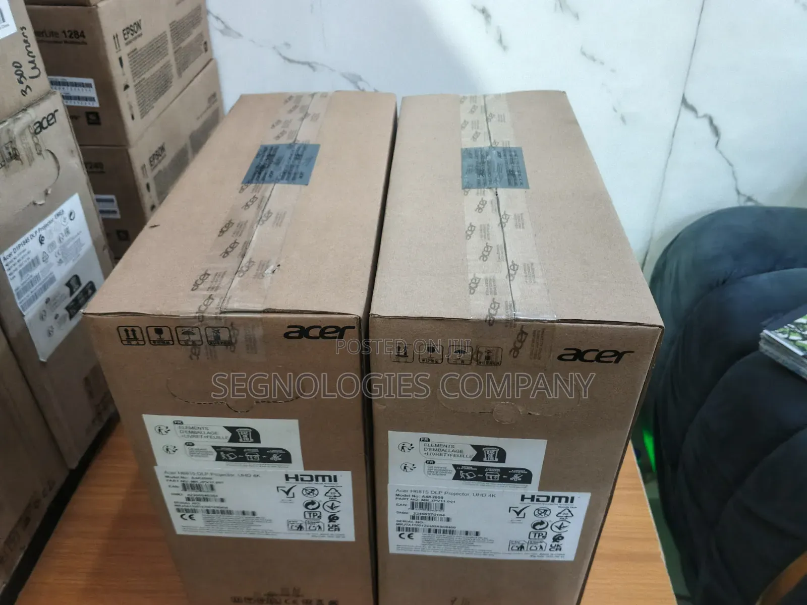 Acer H6815 4000 Lumens 3D Ready UHD DLP Projector