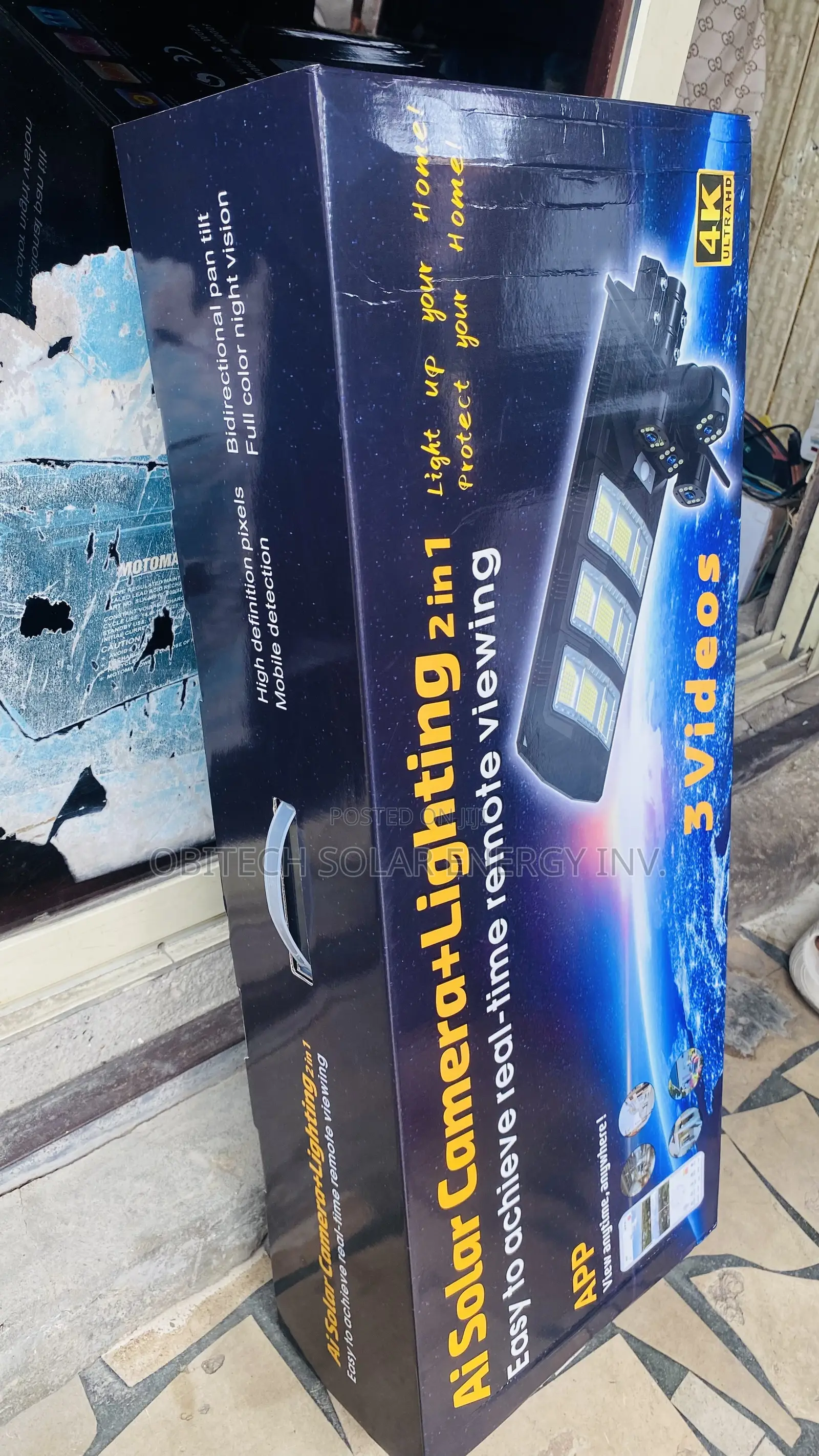 Ai Solar Camera+lighting