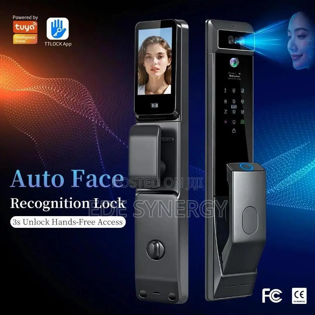 Sleek New Premium Digital Biometric Smartlock With Facial Recognition