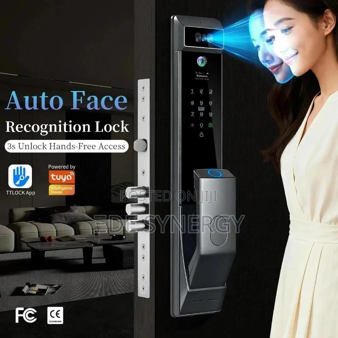 Sleek New Premium Digital Biometric Smartlock With Facial Recognition
