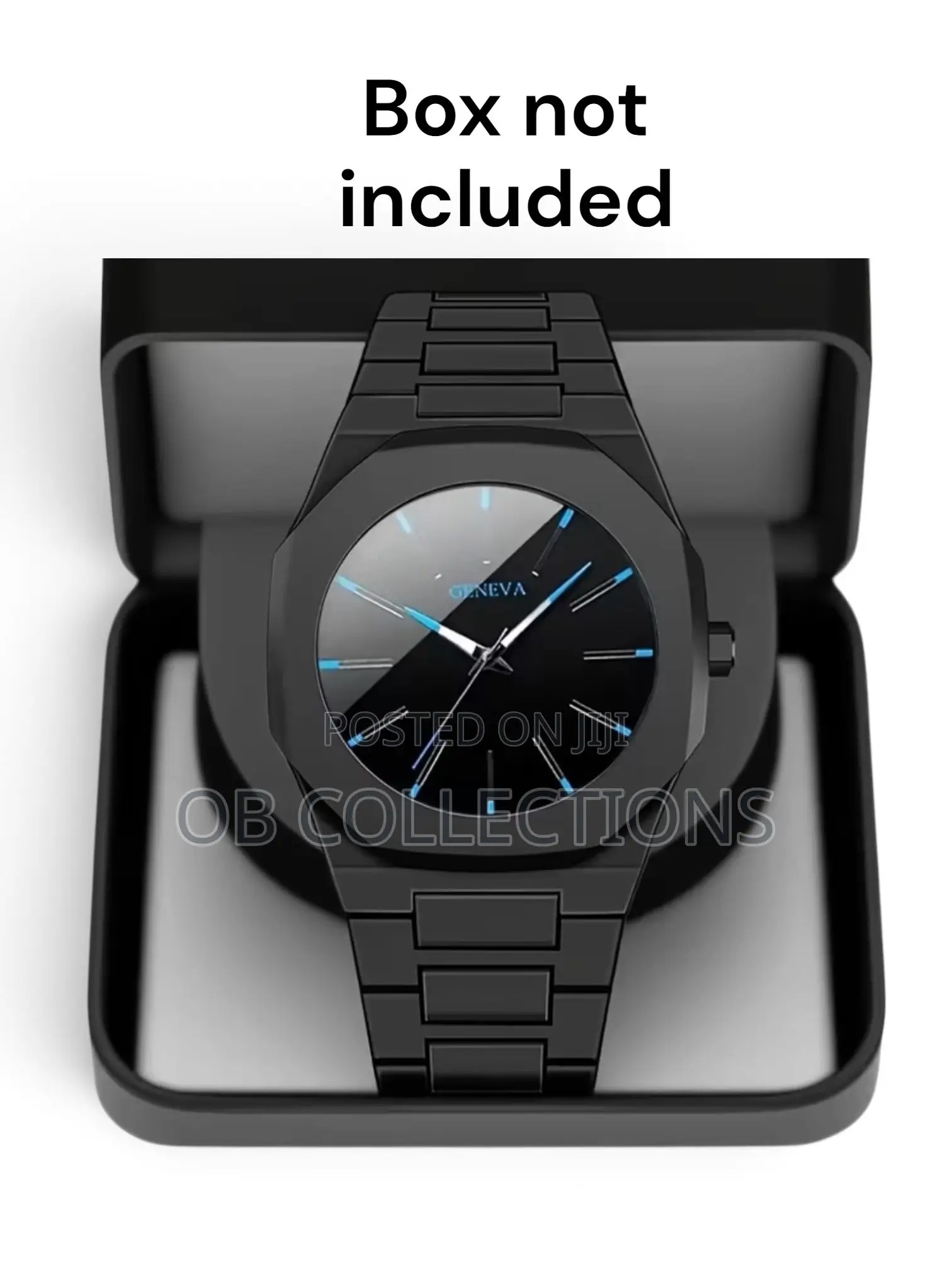 Classic Black Quartz Watch for Men