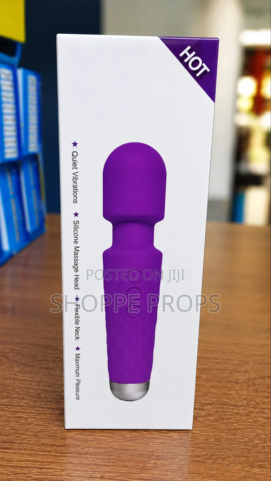 Handheld Mini-Wand Vibrating Clitoral Massager for Women's Pleasure