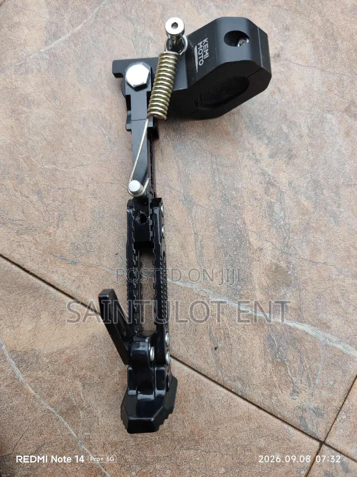 Kemimoto Heavy Duty Side Stand for Motorcycle and Ebikes