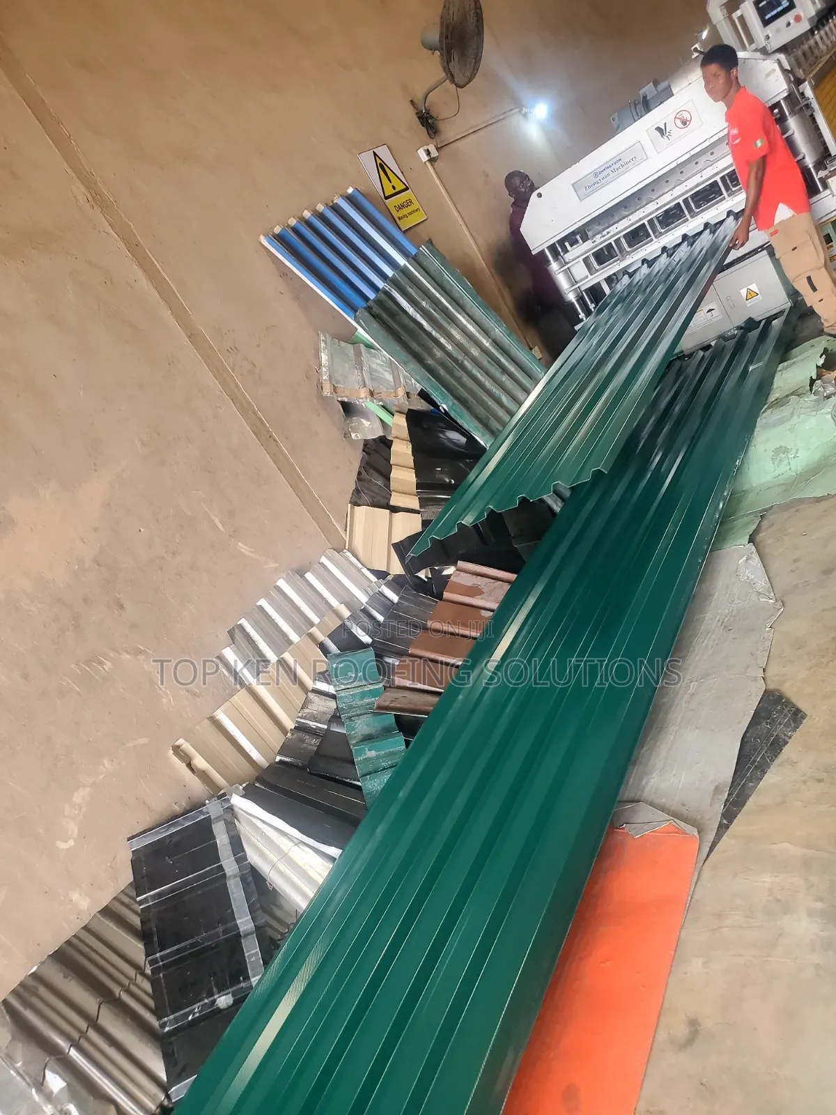 Bush Green Oven Baked Sheet 0.55mm Thickness
