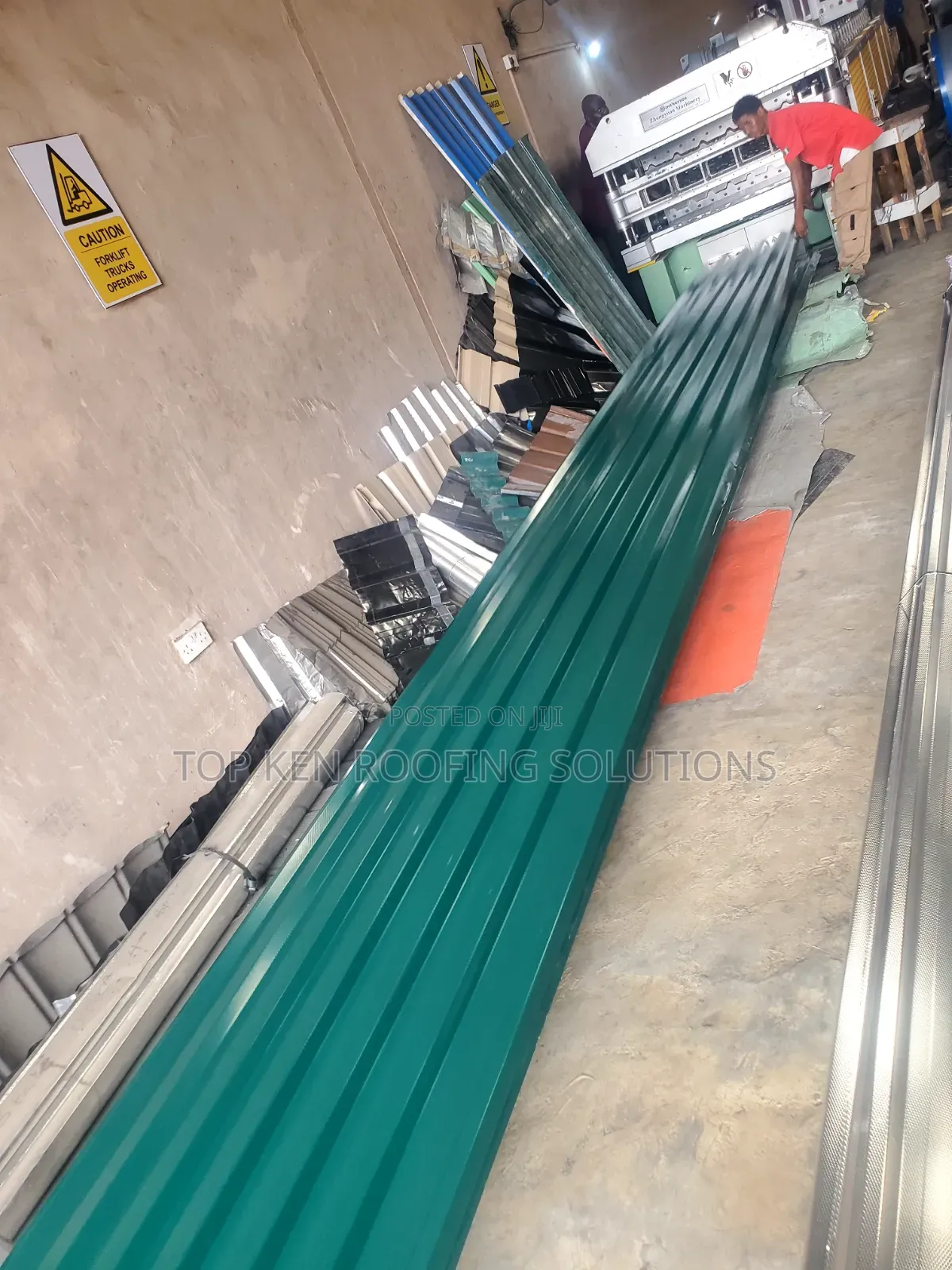 Bush Green Oven Baked Sheet 0.55mm Thickness