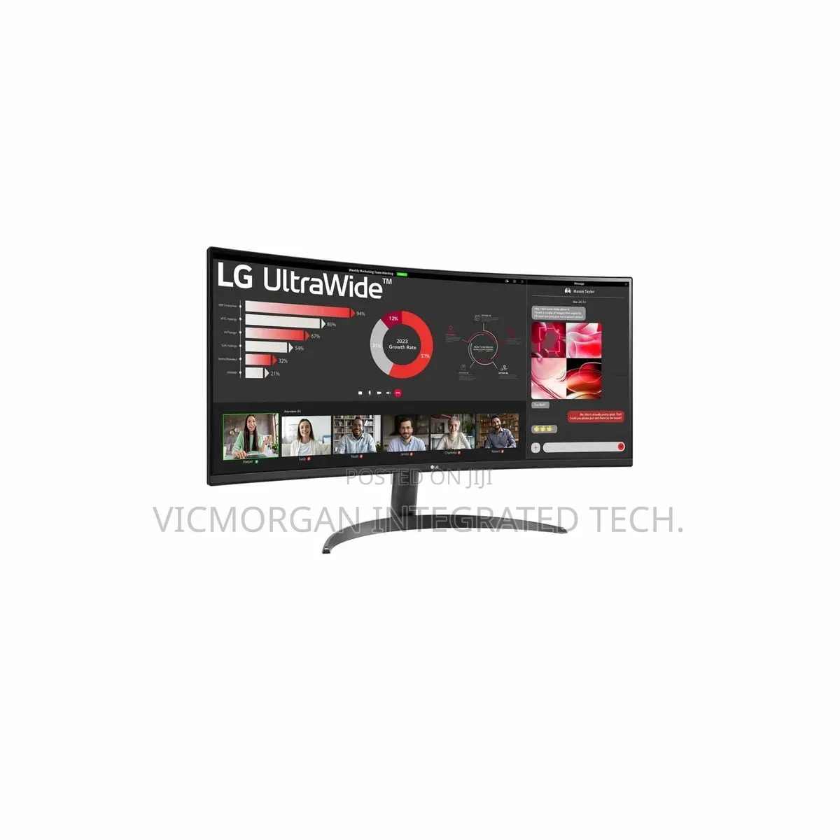 LG 34" 34WR50QK UltraWide QHD 100Hz Curved Monitor
34wr50qk-B