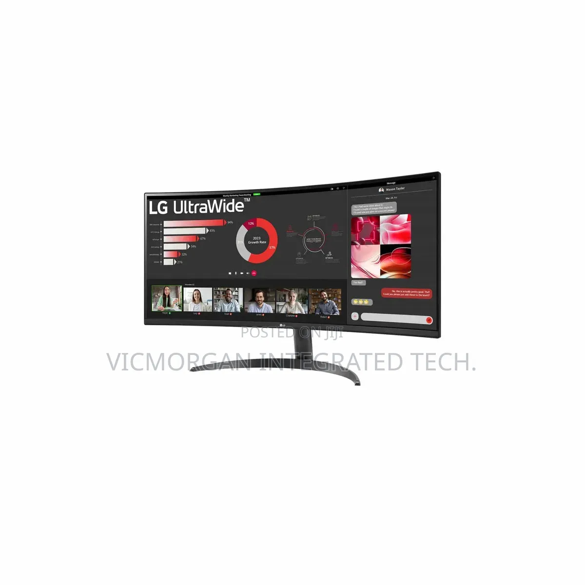 LG 34" 34WR50QK UltraWide QHD 100Hz Curved Monitor
34wr50qk-B