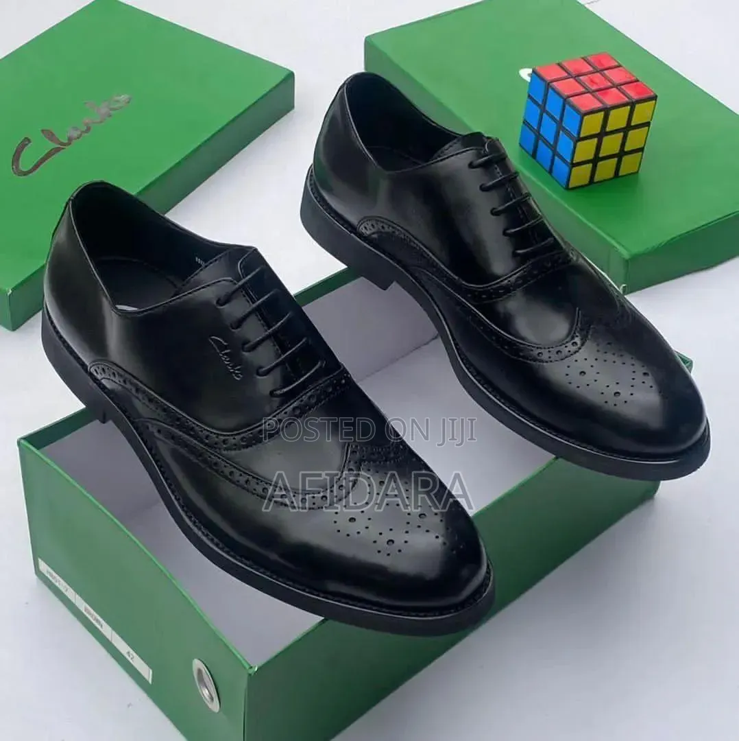 Clarks Quality Brogues Cooperate Leather Shoe