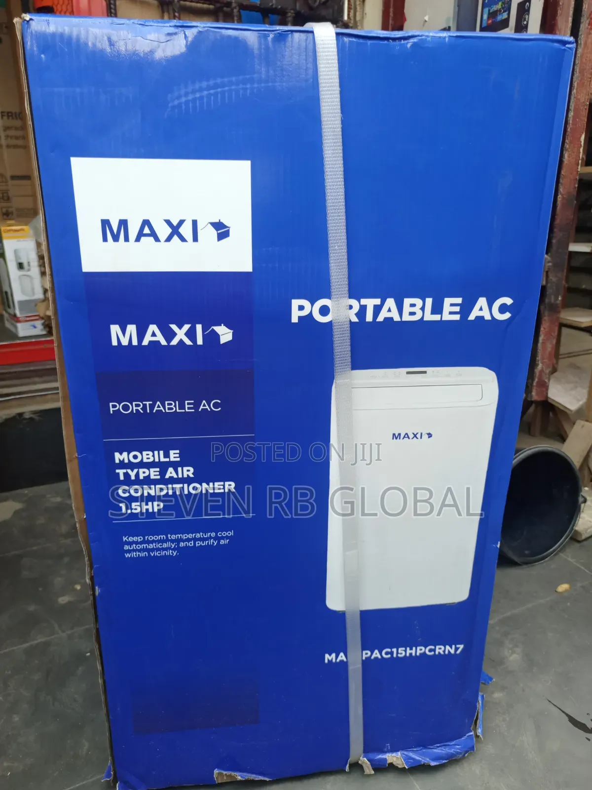 Maxi 1.5hp Portable Air Conditioner | Maxipac15hpcrn7