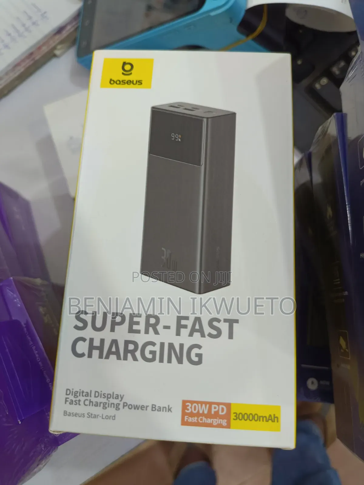 Baseus Power Bank 30,000 Mah (30w)