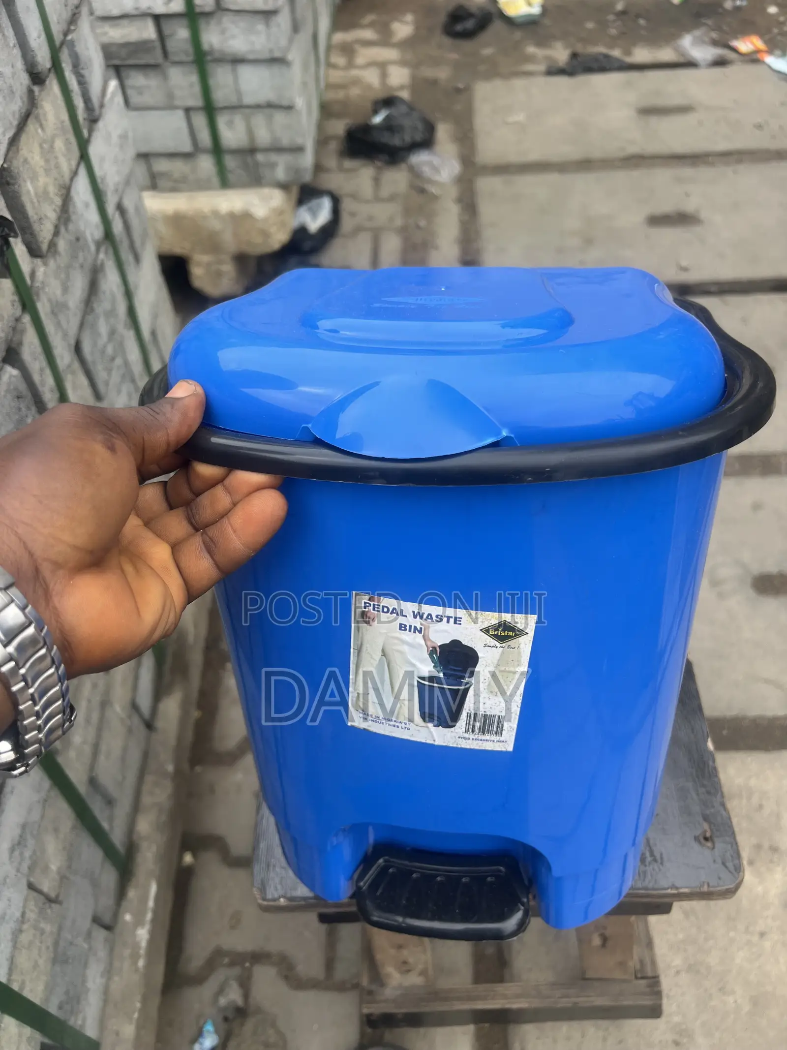 Plastic Bristar Pedal Waste Bin