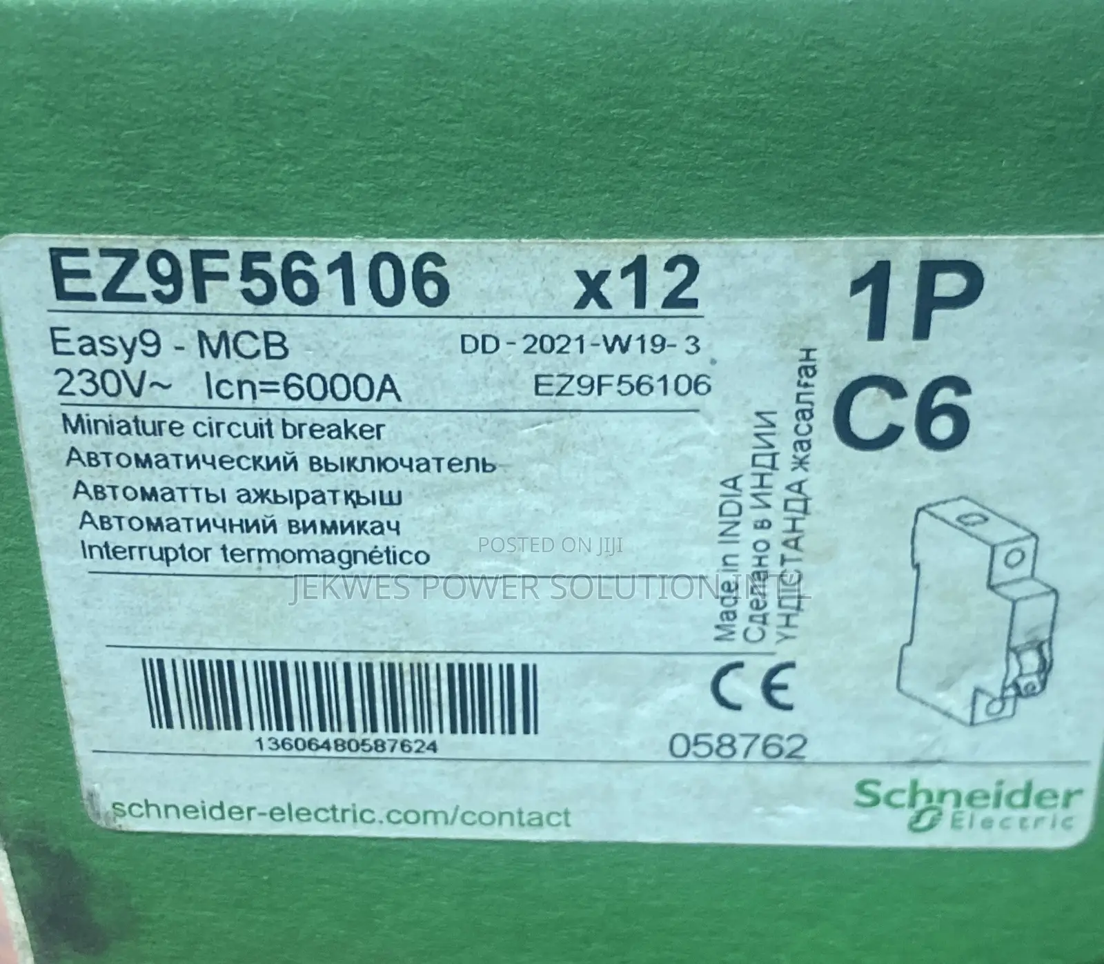 Original 6-32a Schneider Electric Breaker