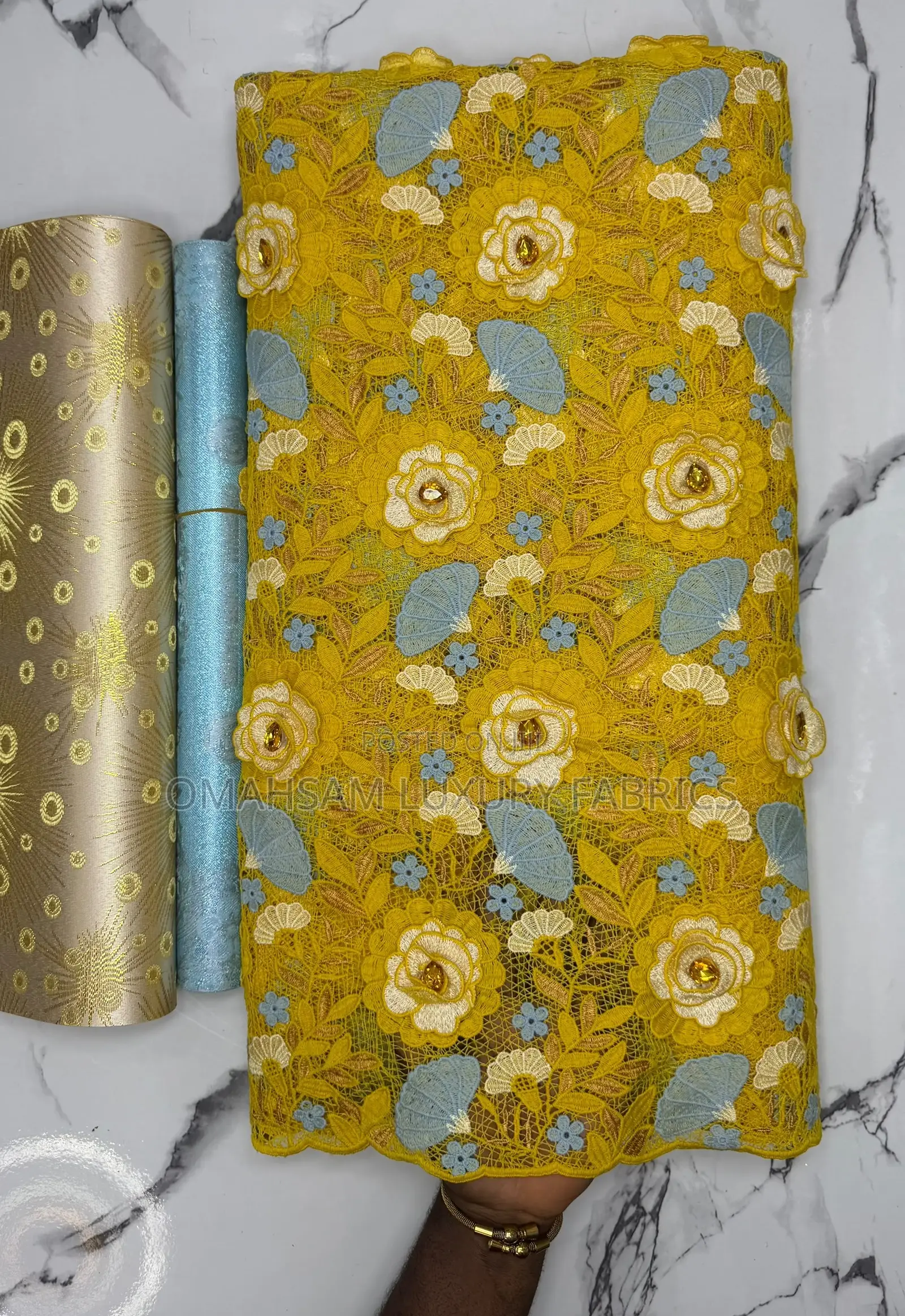 Luxury 3d Floral Cord Lace