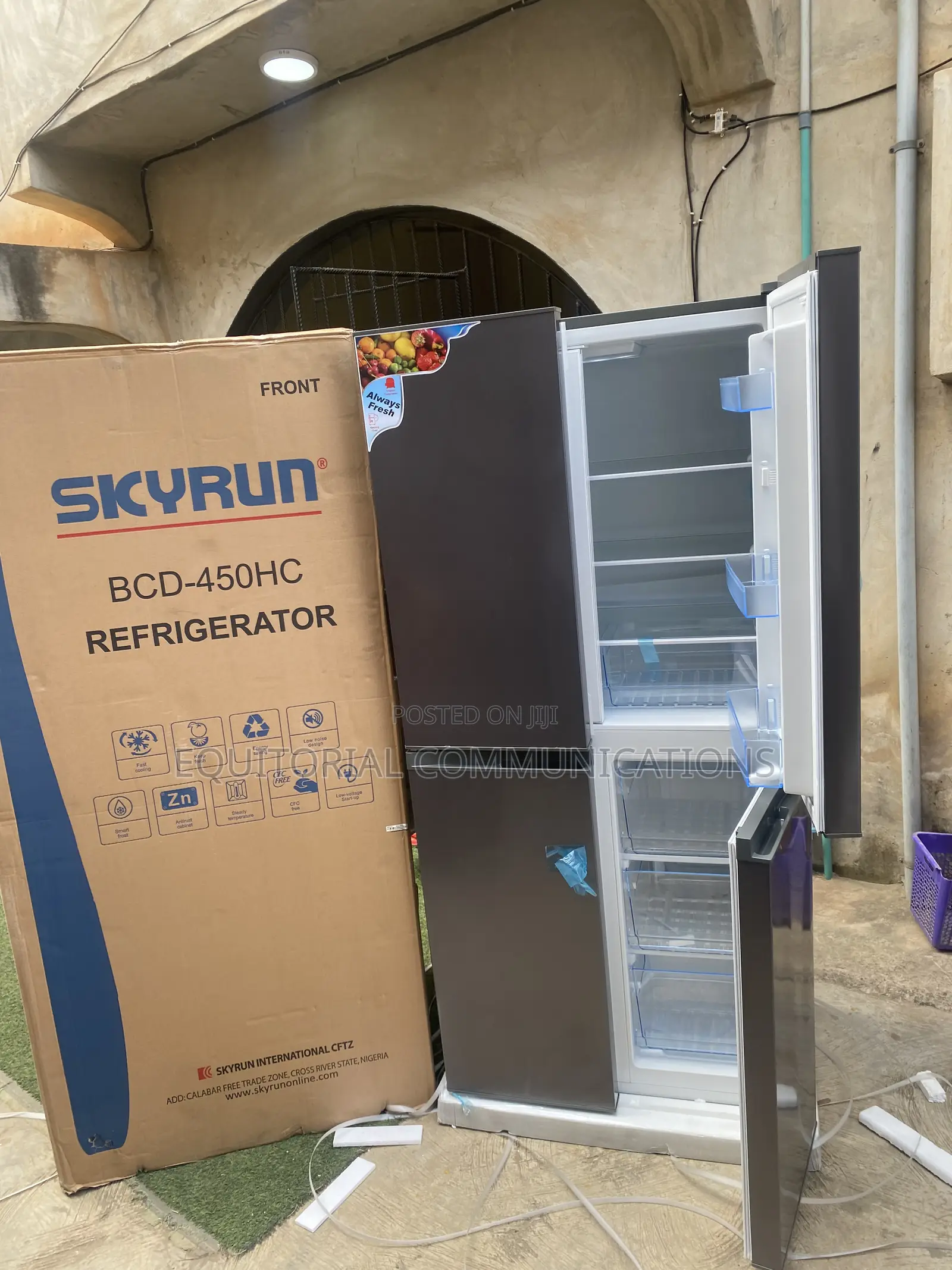 Skyrun BCD-450HC Stylish Multi-Section Fridge