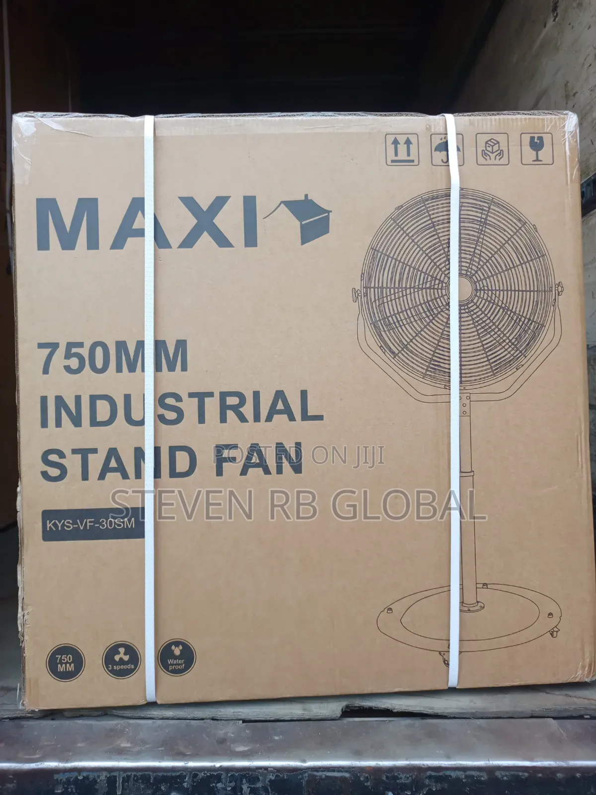Maxi 30” (750mm) Industrial Stand Fan | Kys-Vf-30sm