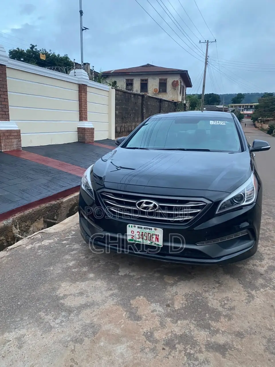 Hyundai Sonata Sport 4dr Sedan (2.4L 4cyl 6A) 2015 Black