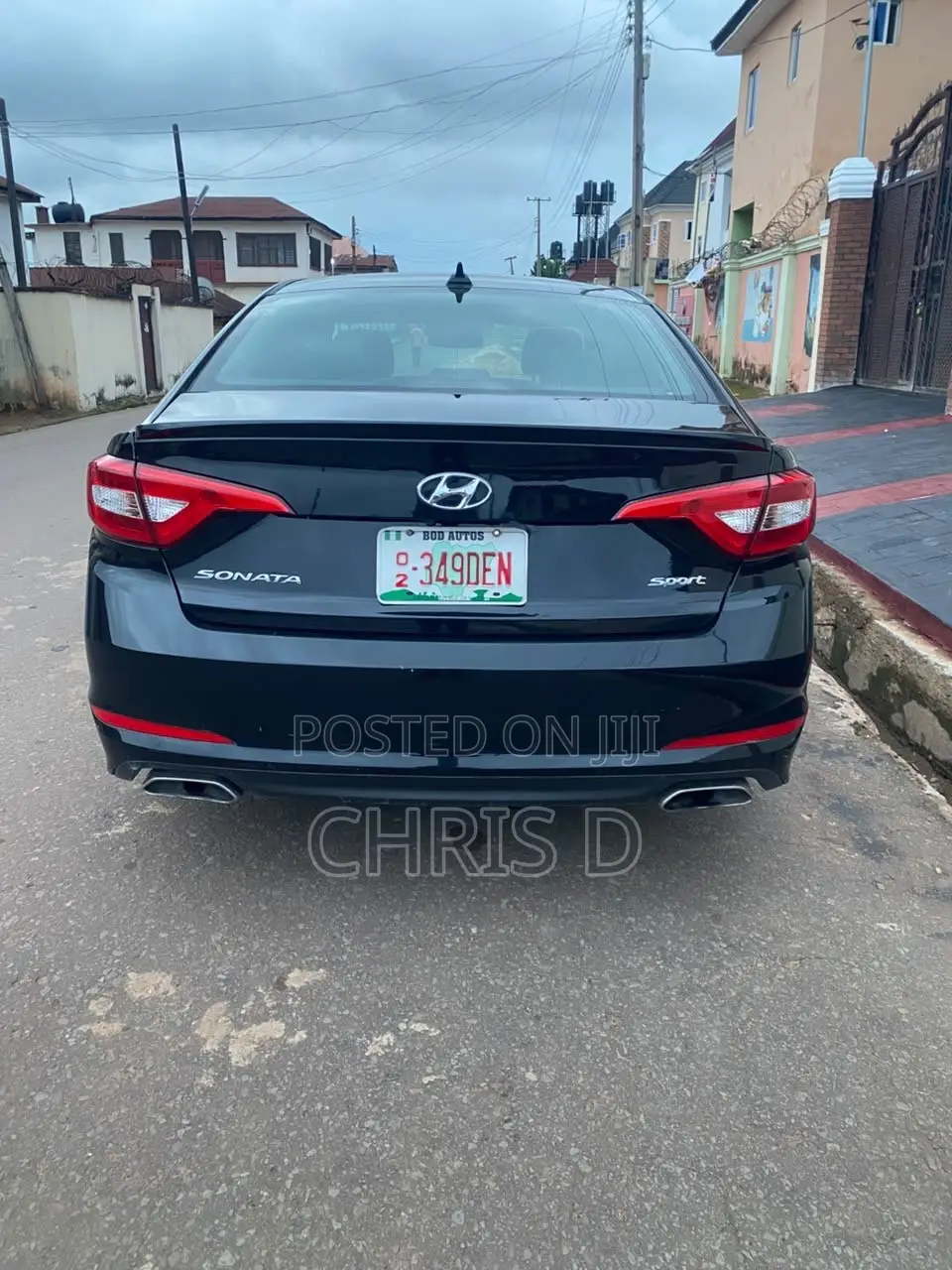Hyundai Sonata Sport 4dr Sedan (2.4L 4cyl 6A) 2015 Black