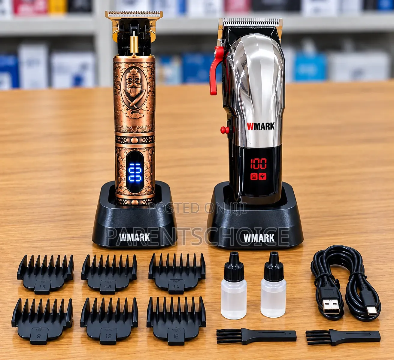 WMARK 2-in-1 Professional Clipper Set