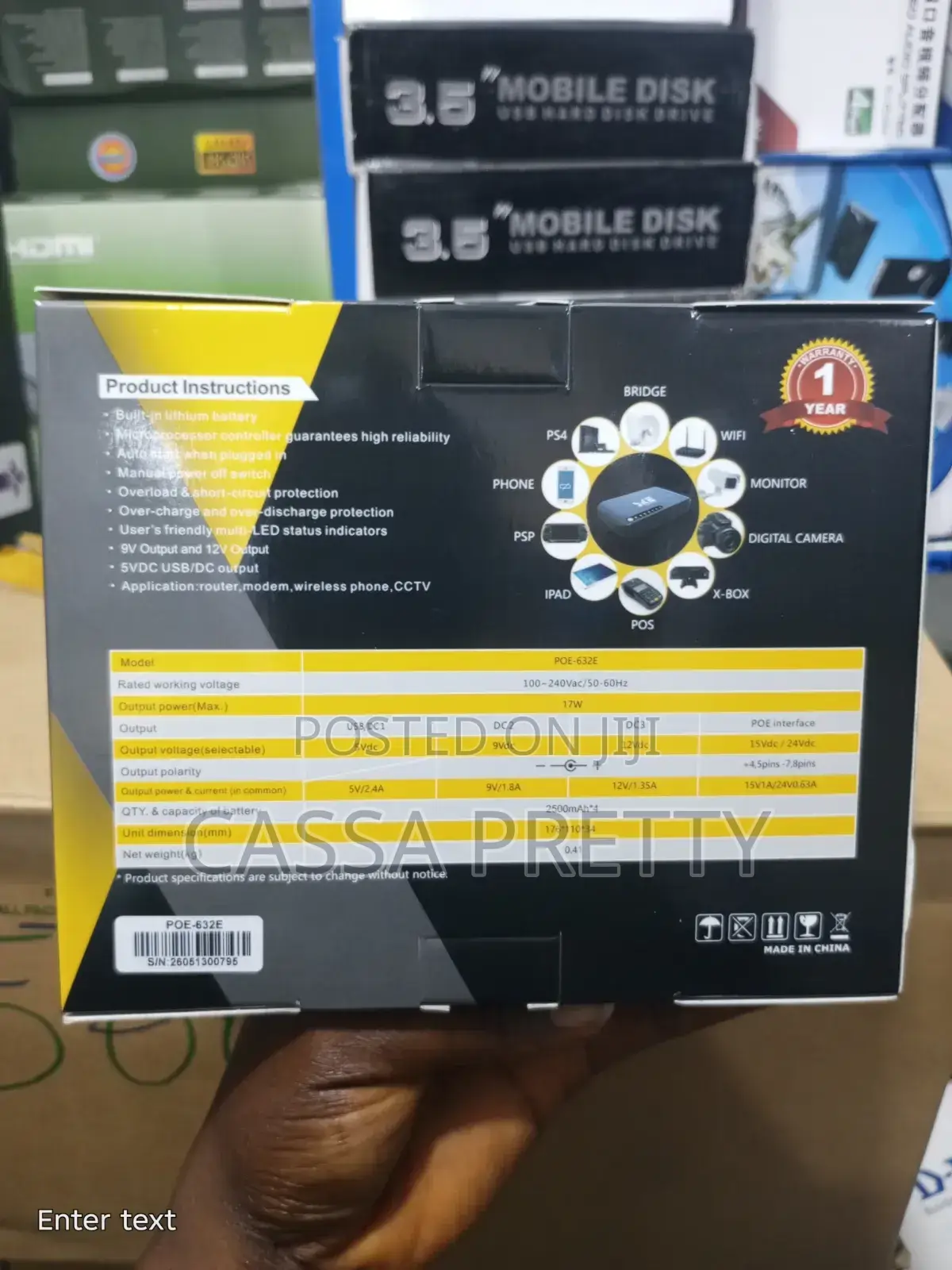 Original SKE 20000mAh Mini UPS - Router Power Bank.