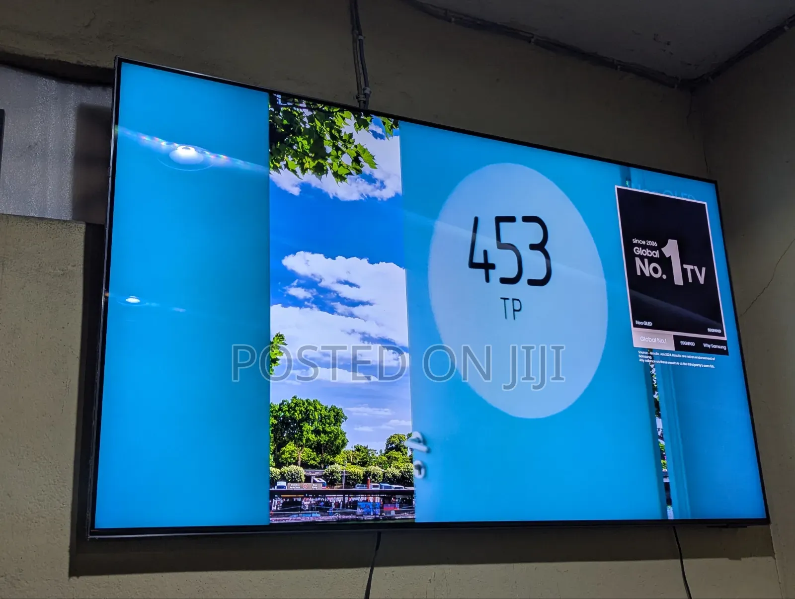 55" Inches Samsung Neo Qled Qn90d Bezel-Less Screen 120hz Smart TV