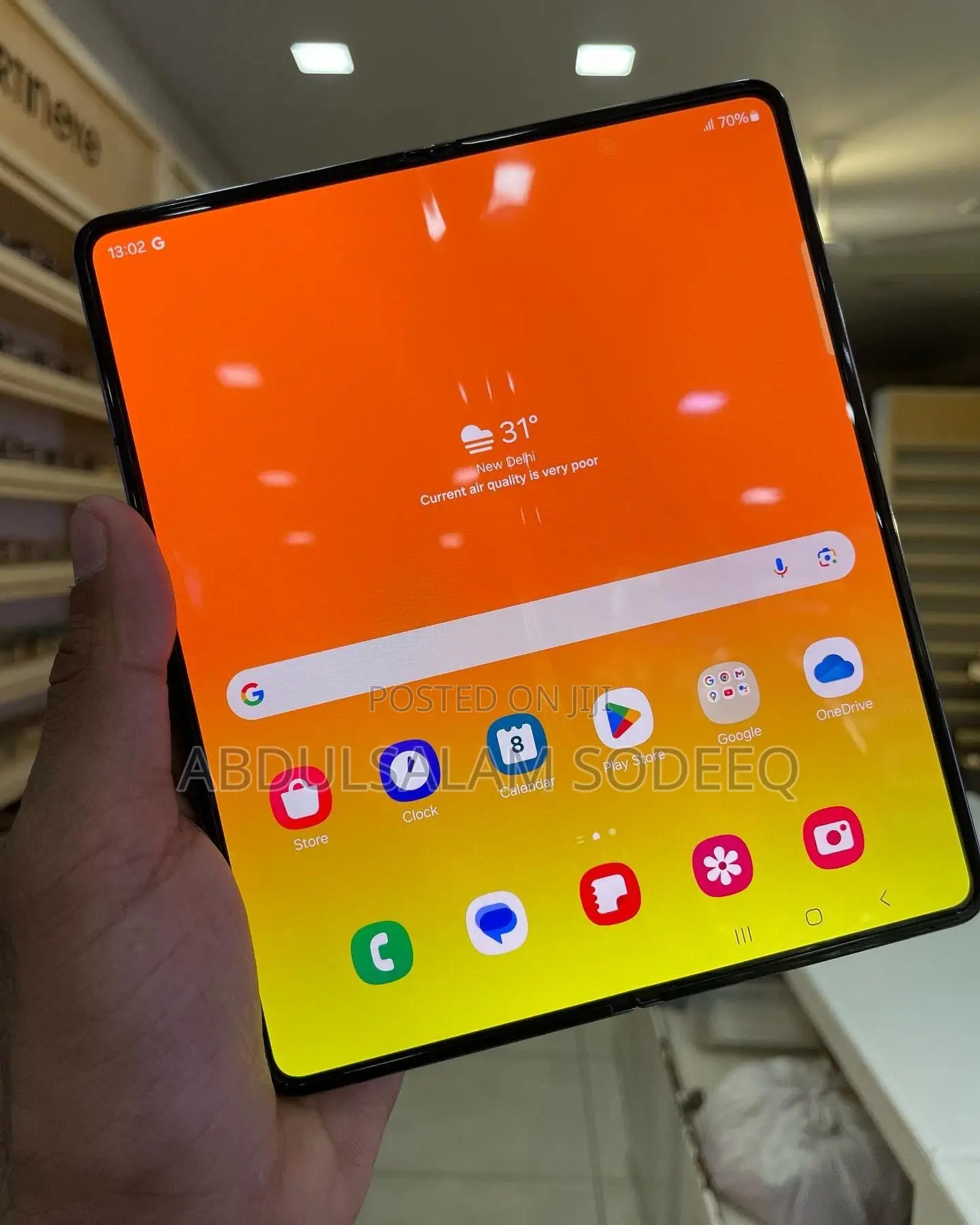 New Samsung Galaxy Z Fold3 5G 256 GB Black