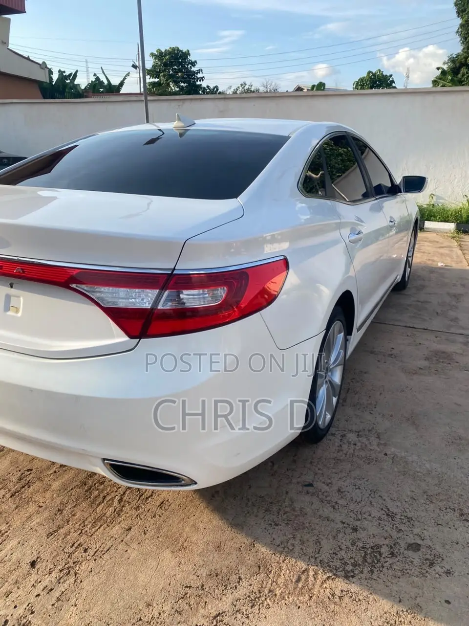 Hyundai Azera 3.3L 2013 White