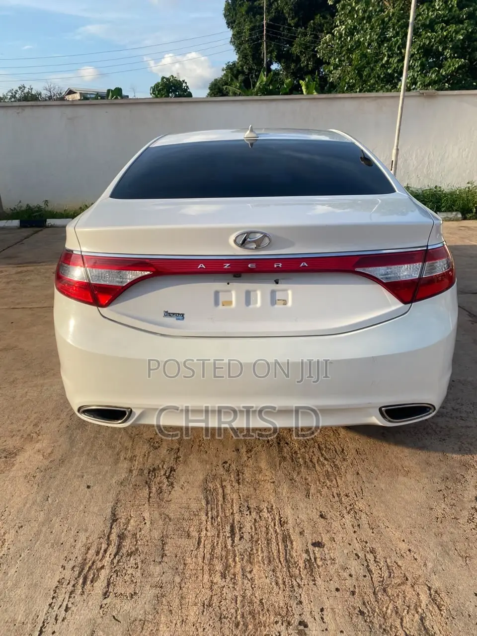 Hyundai Azera 3.3L 2013 White
