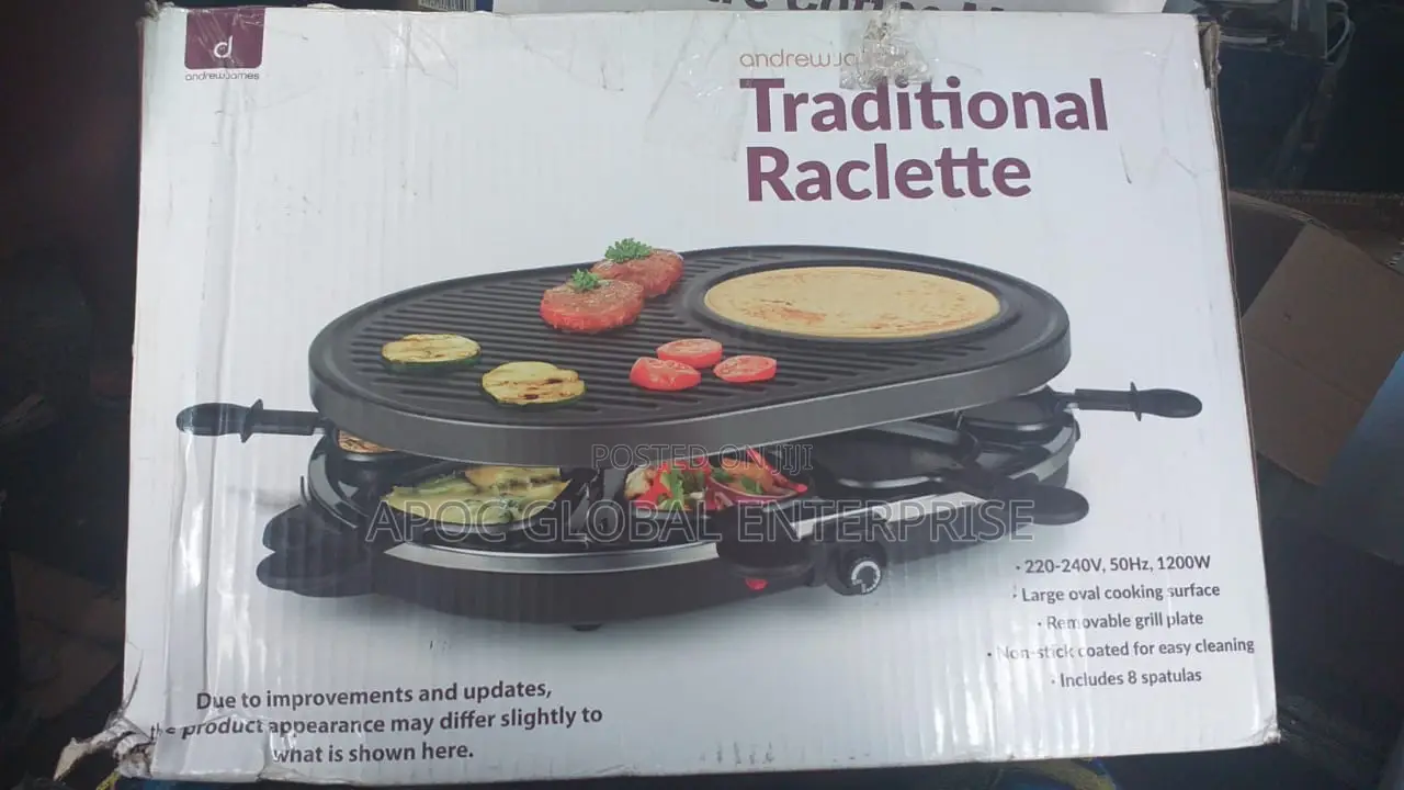 Andrew James Traditional Raclette