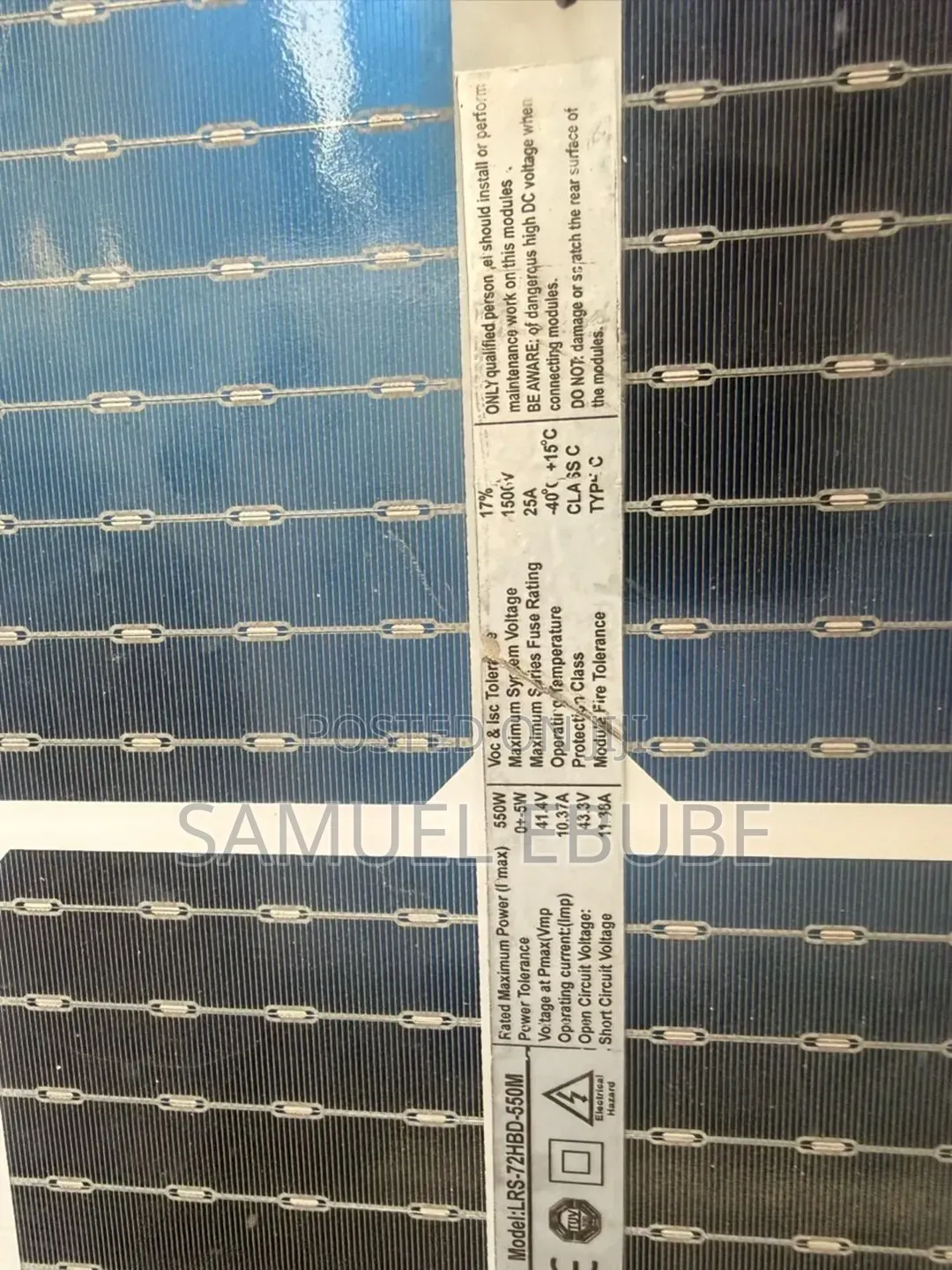 SAMSONIC Ventures (Solar Panel)