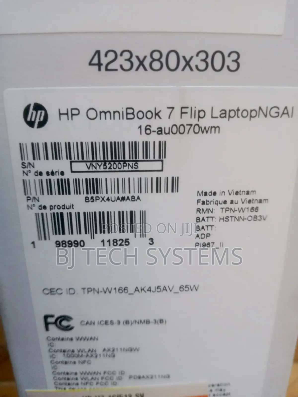New Laptop HP OmniBook 7 16" 16GB Intel Core Ultra 7 SSD 512GB