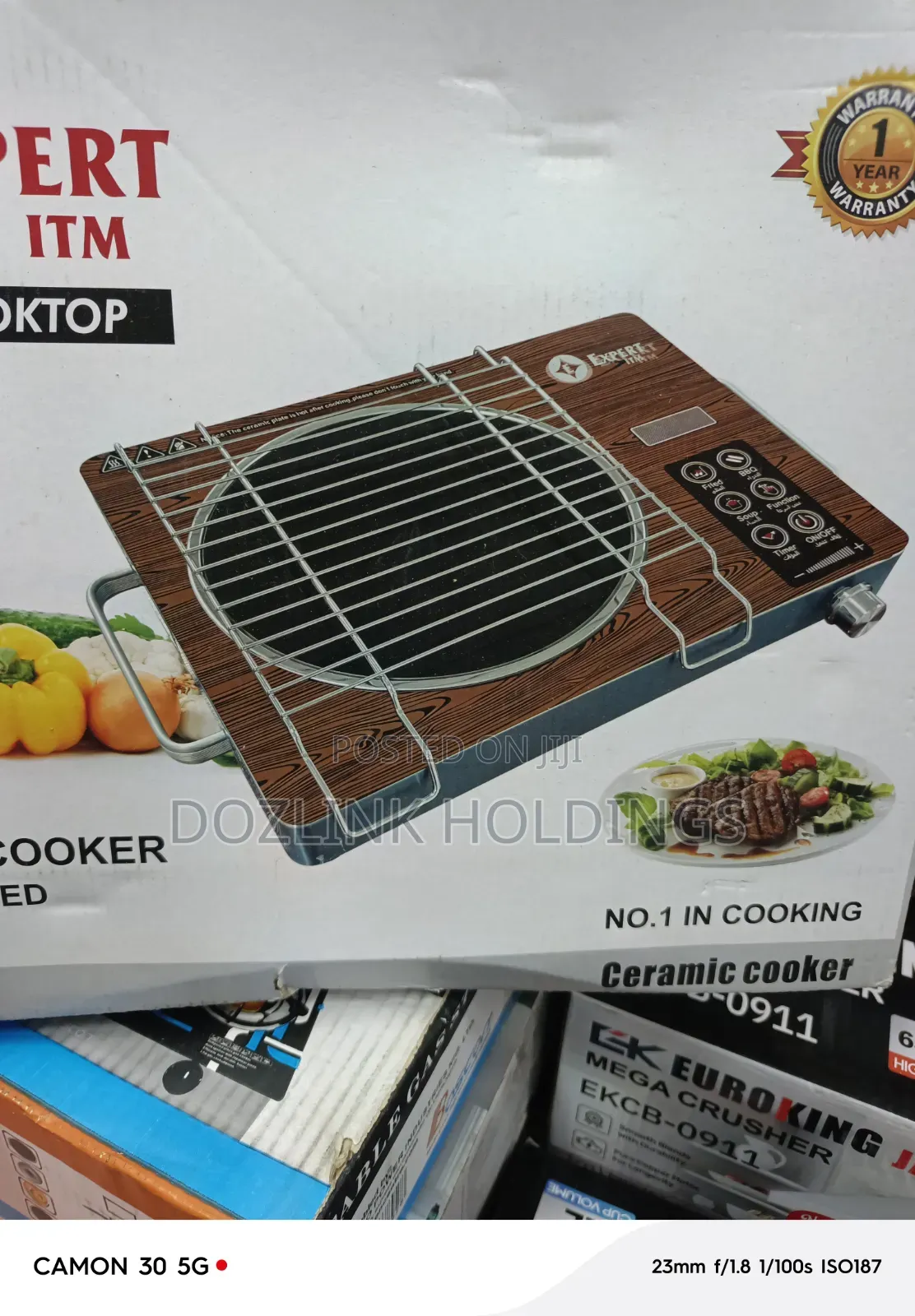 Low Energy Electric Infrared Hot Plate With Grill