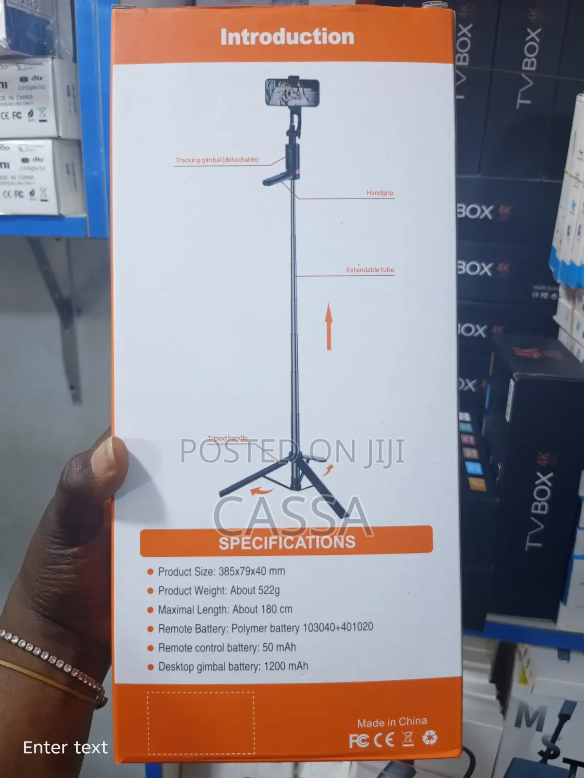 3-in-1 Smart Selfie Stick Tripod With Face Tracking + Gesture Control