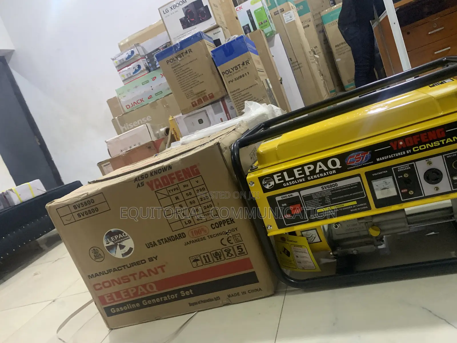 Elepaq SV6800 – Dependable 4.5kW Backup Power