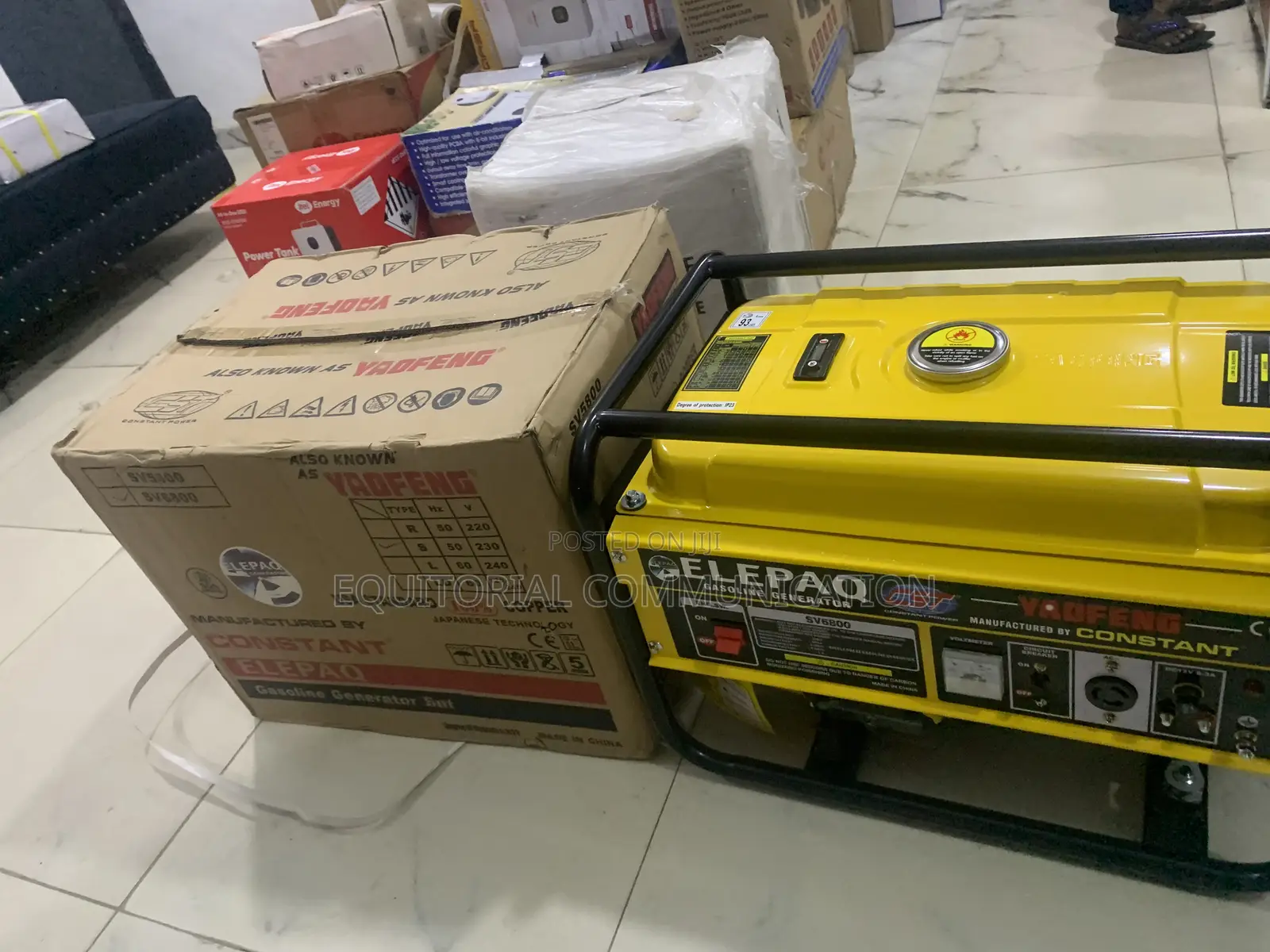 Strong and Reliable 4.5kW Elepaq Generator