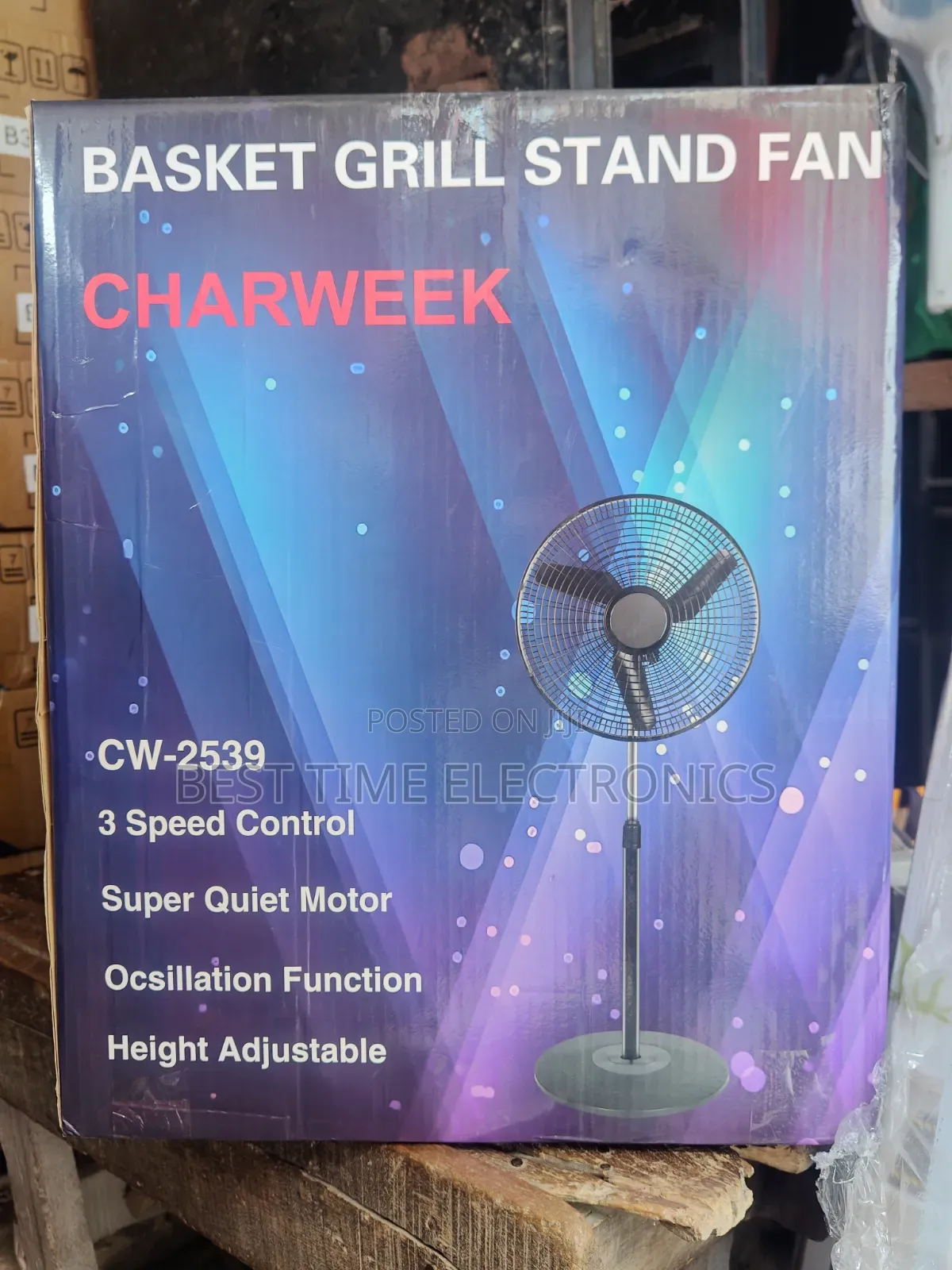 Charweek 18" Stand Electric Fan
