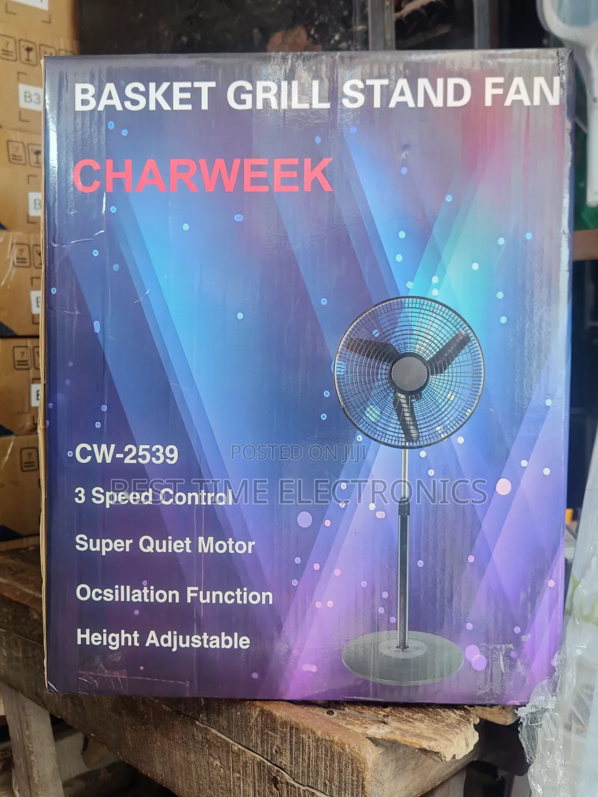 Charweek 18" Stand Electric Fan