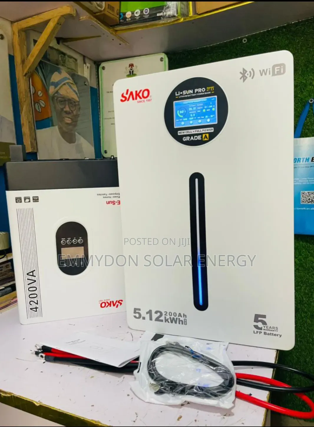Sako 5kwh Lithium Iron Battery 24v With 4.2kva Inverter 24v