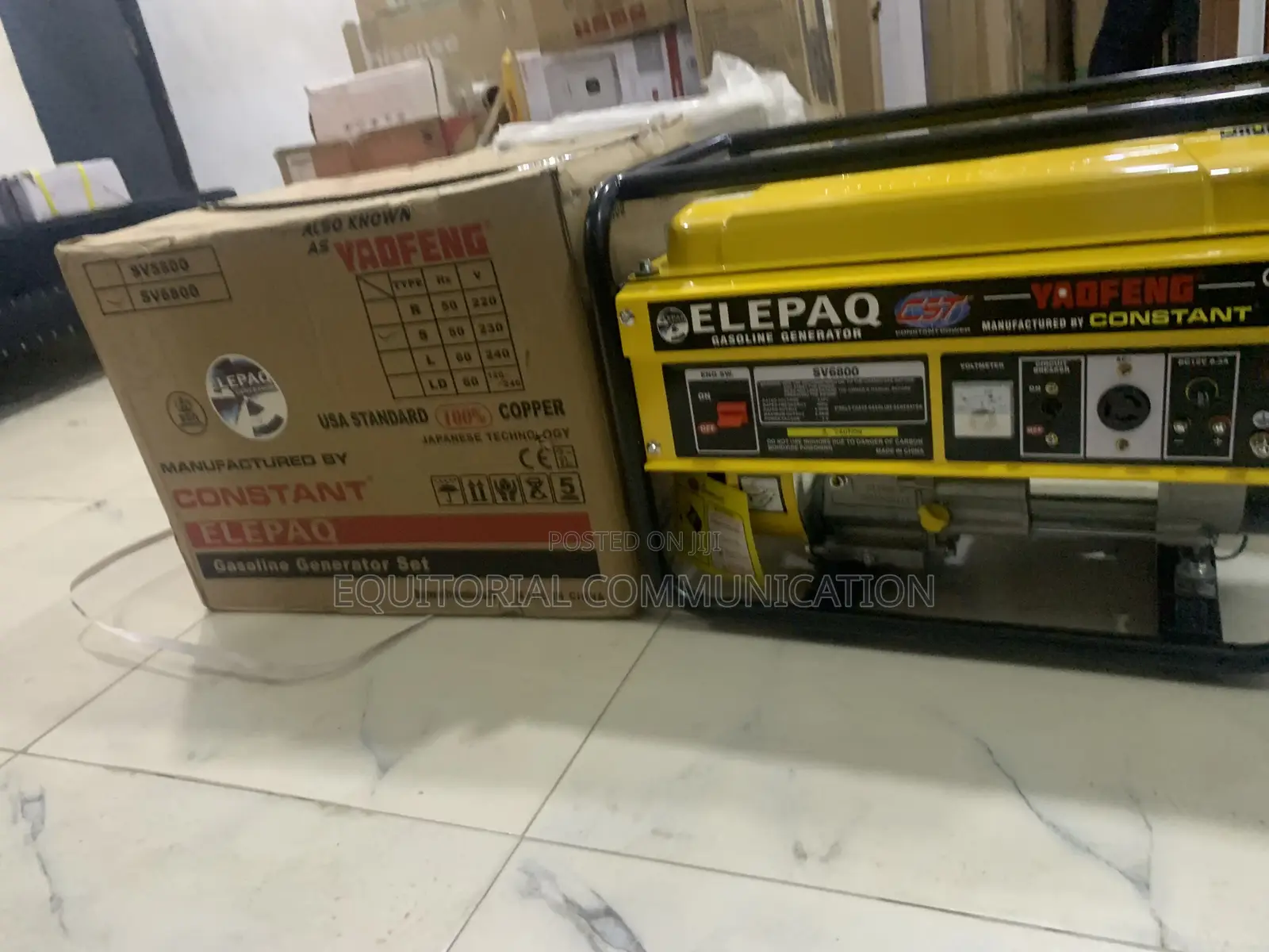 Strong and Reliable 4.5kW Elepaq Generator