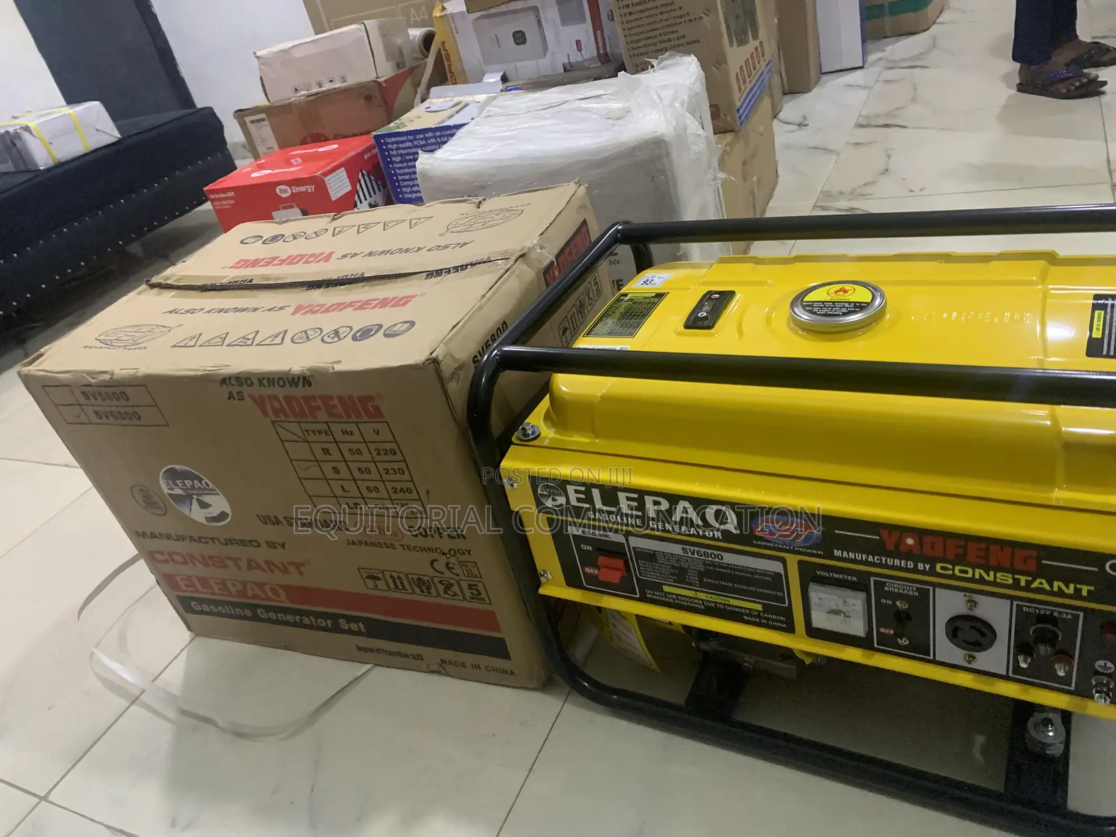 Elepaq SV6800 Power 4.5kw Generator for Essential Appliances