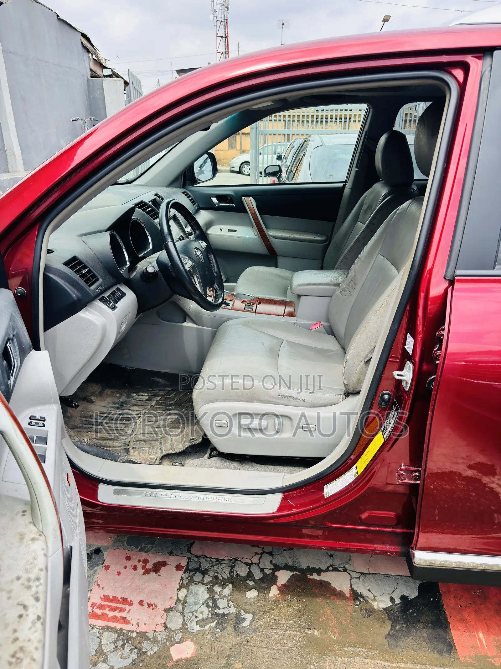 Toyota Highlander Limited 2010 Red
