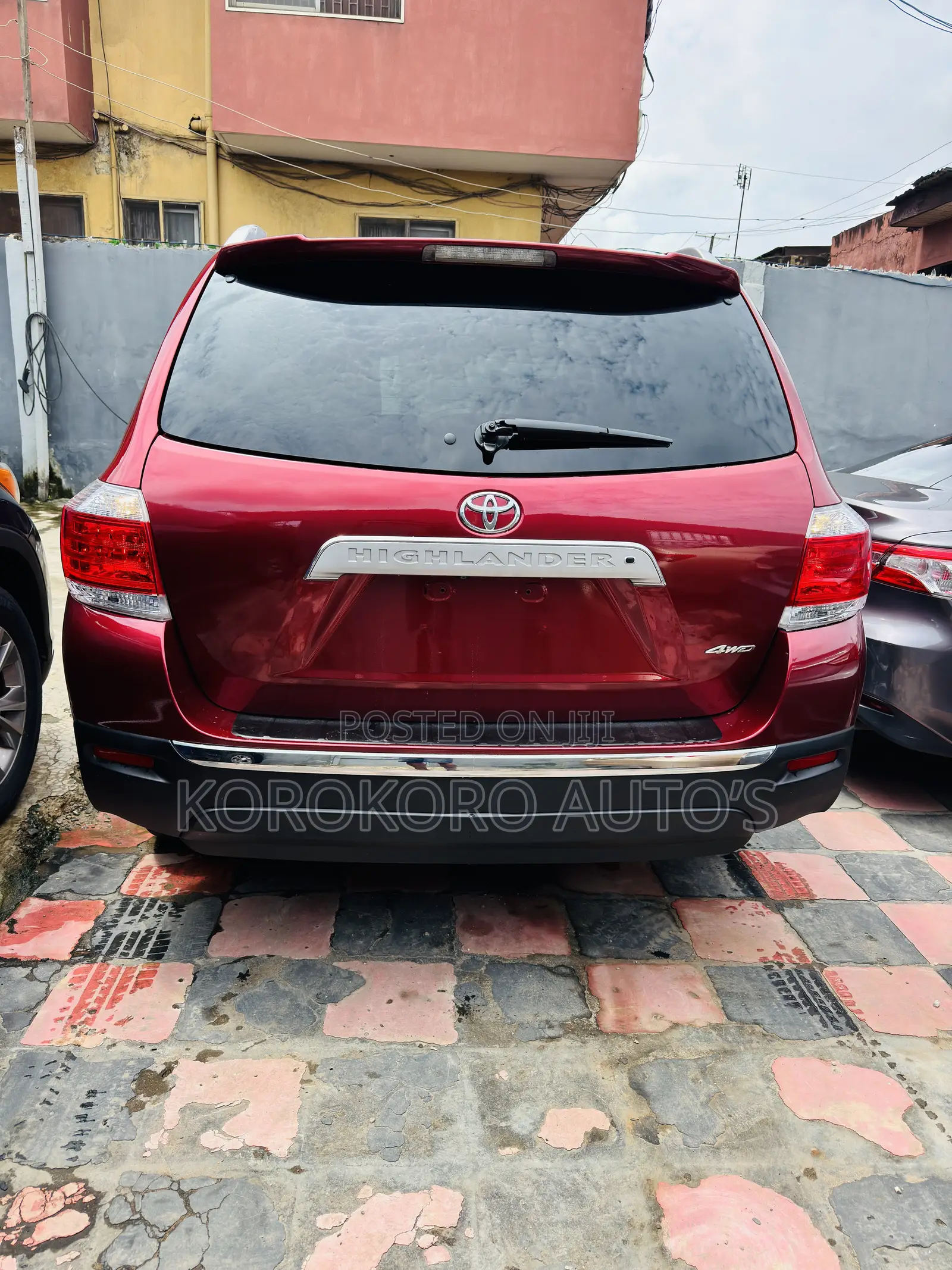 Toyota Highlander Limited 2010 Red
