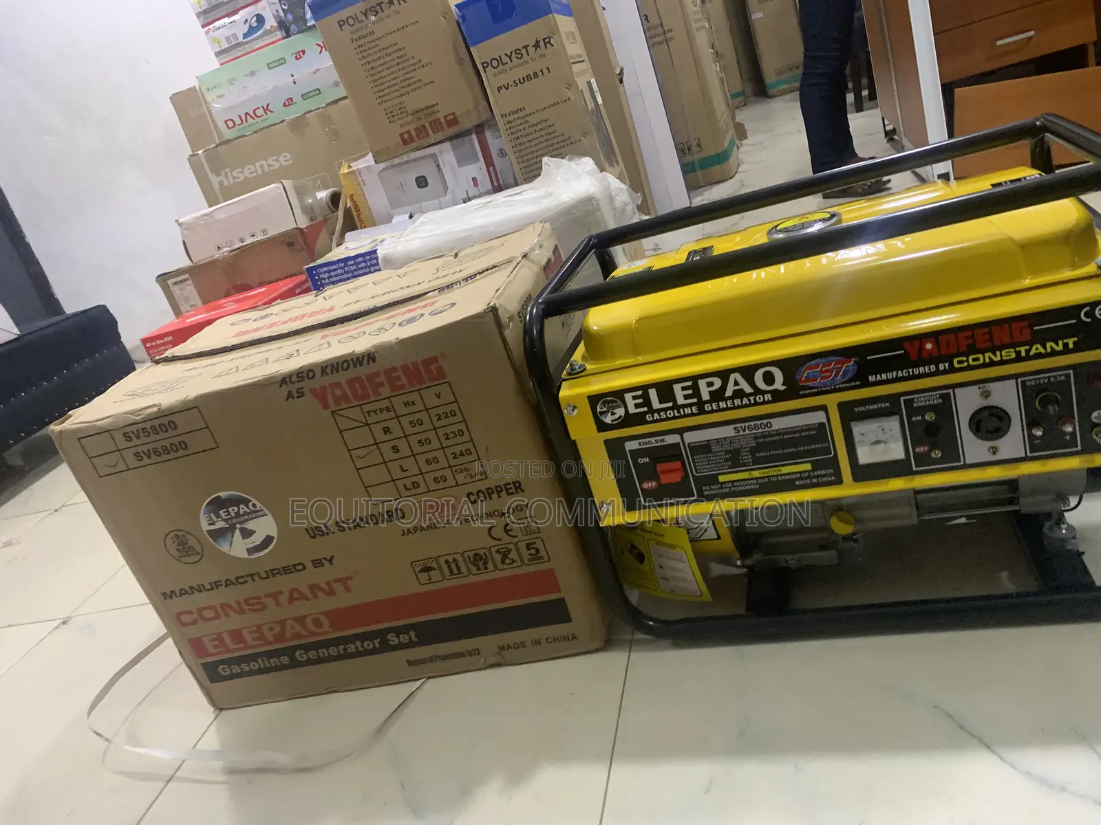 4500W Petrol Power Solution by Elepaq 4.5kw SV6800
