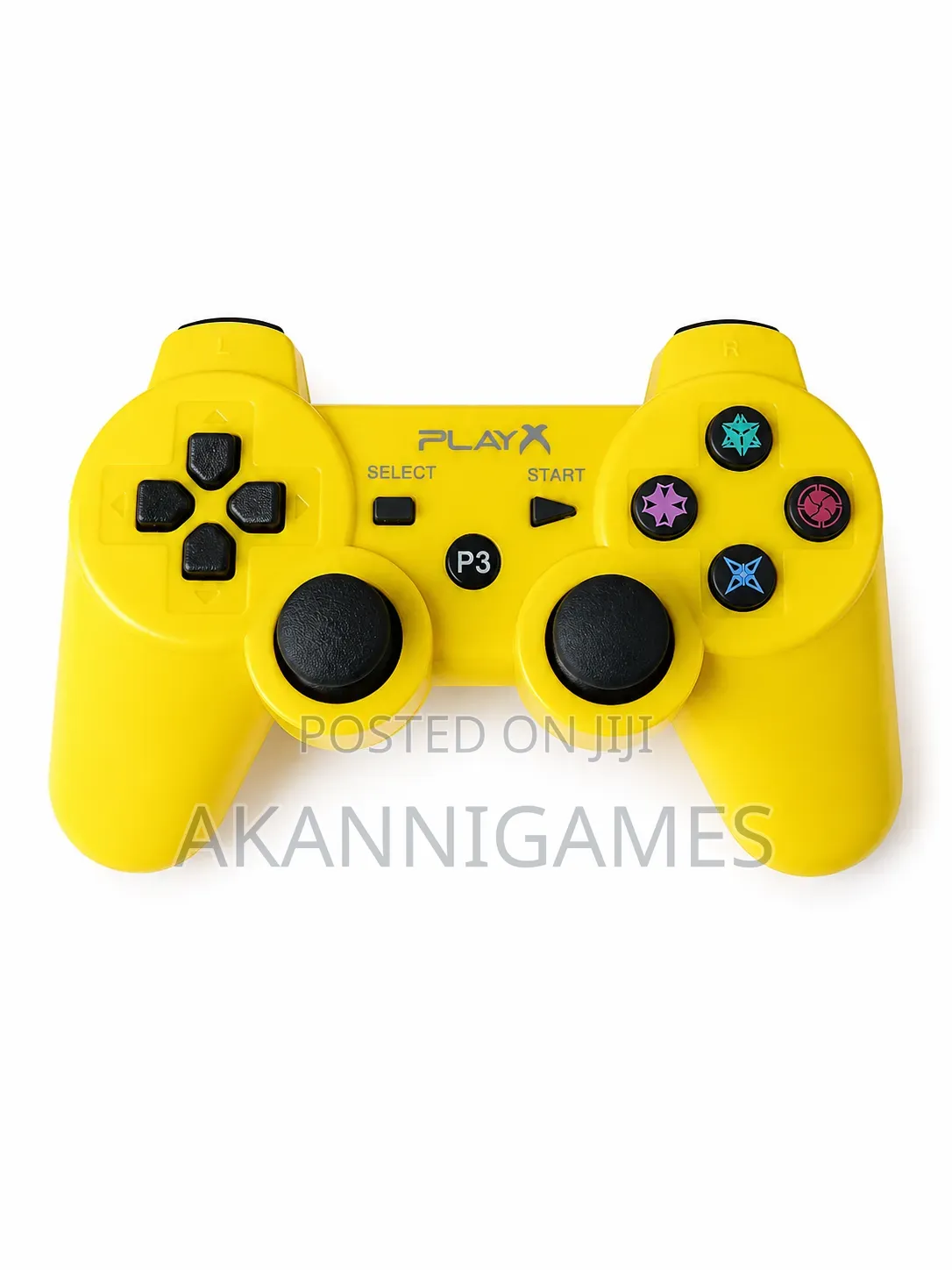 PLAY-X PS3 Wireless Game Controller – Black, Red, Yellow