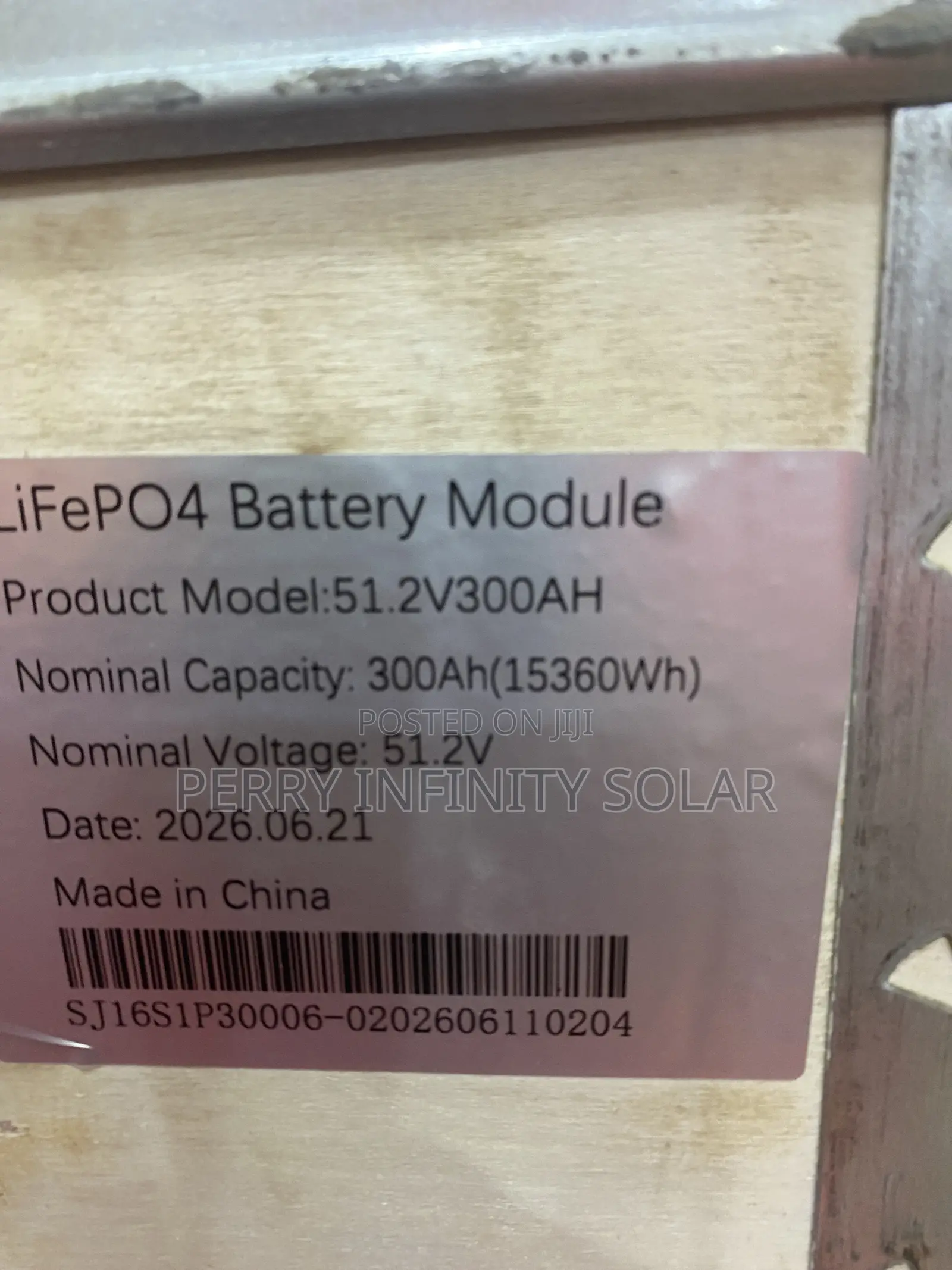 SMS 51.2V 300Ah Lithium Battery – 15.36KWh LiFePO4