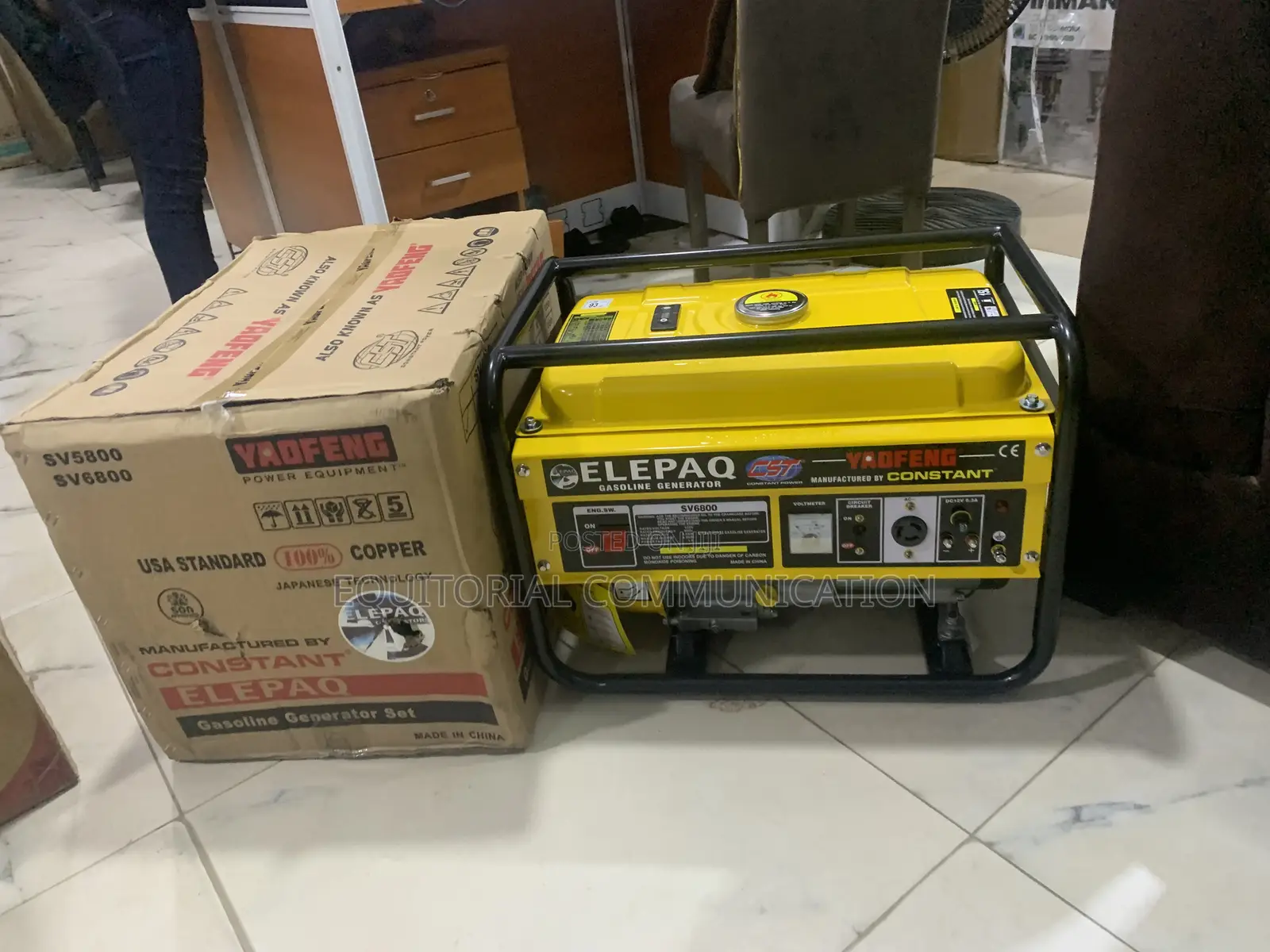 SV6800 4500W 4.5kw Elepaq Generator – Built for Reliable Power