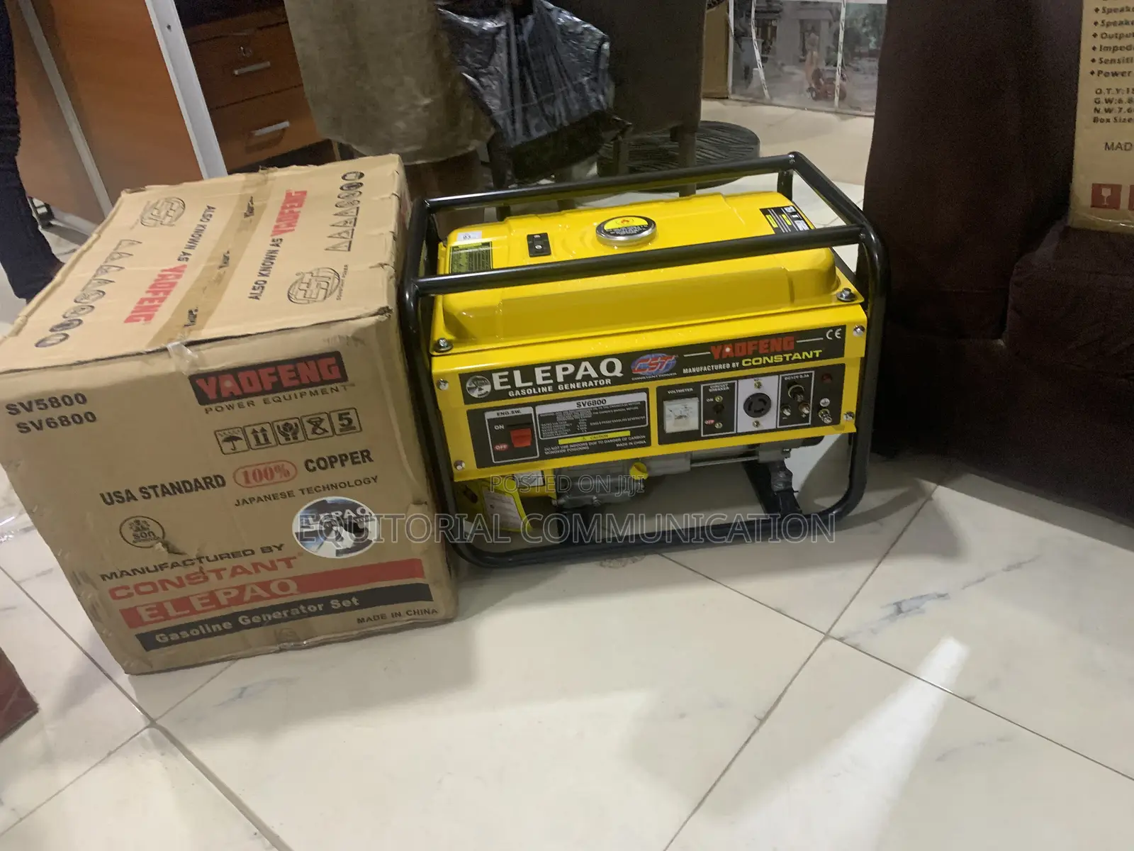 SV6800 4500W 4.5kw Elepaq Generator – Built for Reliable Power