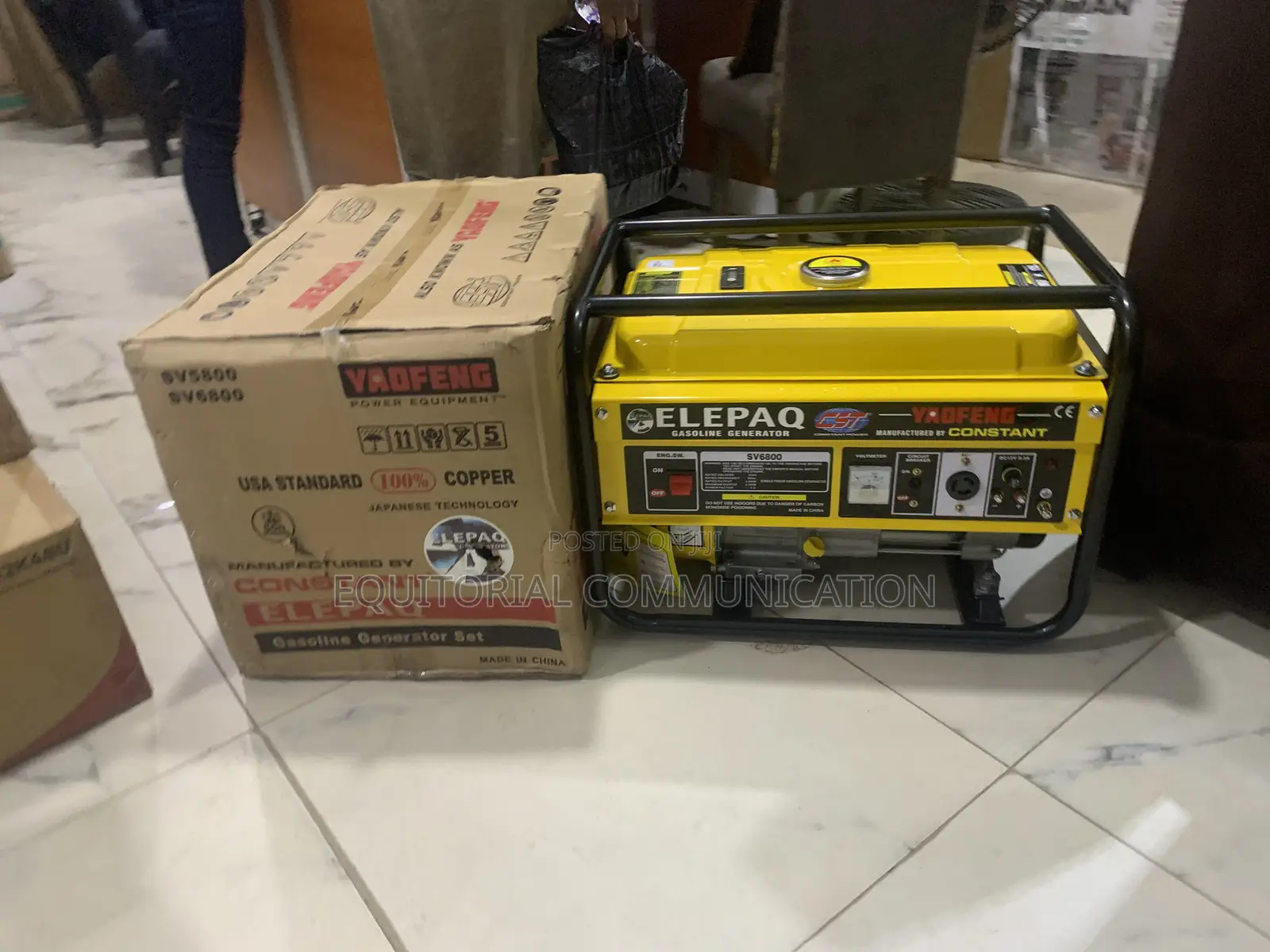 Elepaq SV6800 4.5kW Electricity Supply Solution